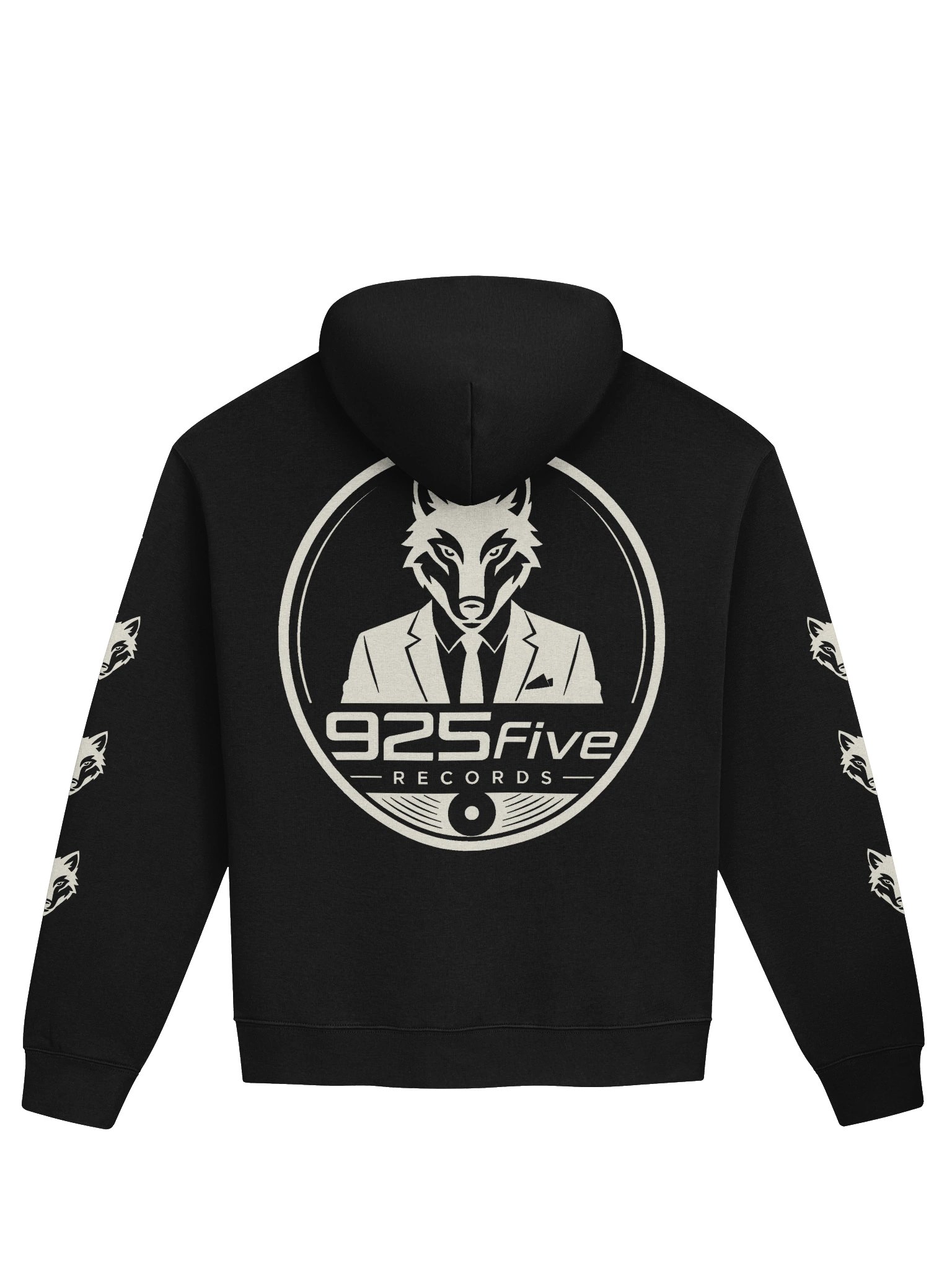 925five Men's Signature Heavyweight Hoodie – Black & White product image (2)