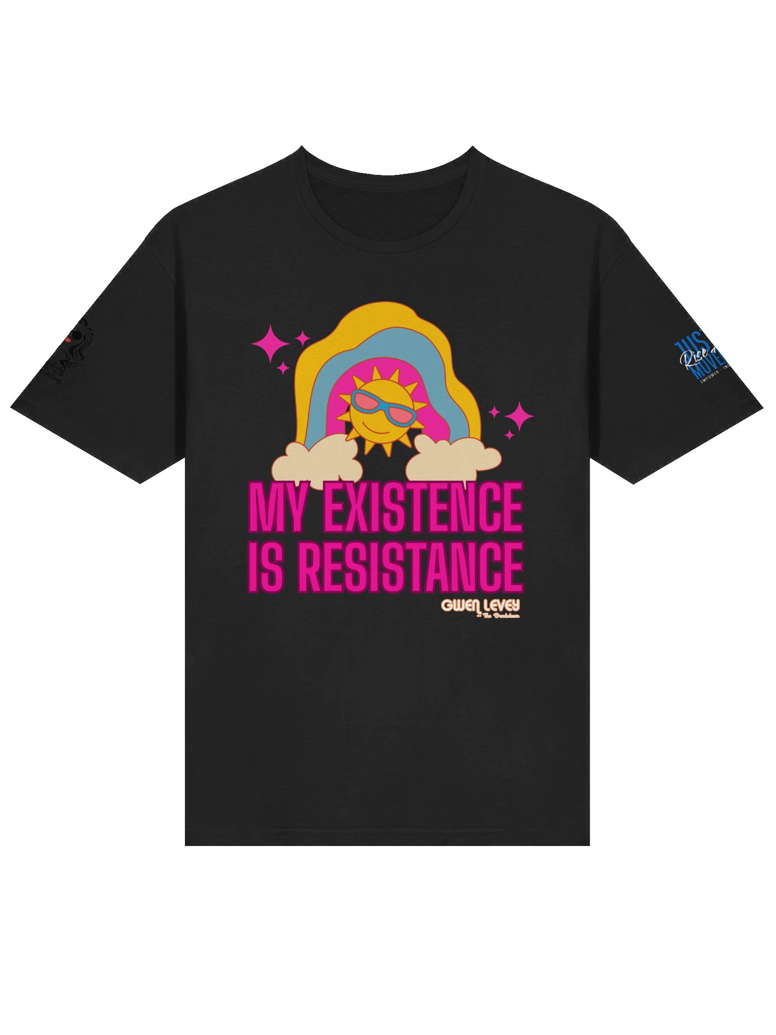 'My Existence is Resistance' Tee - BLACK product image (3)
