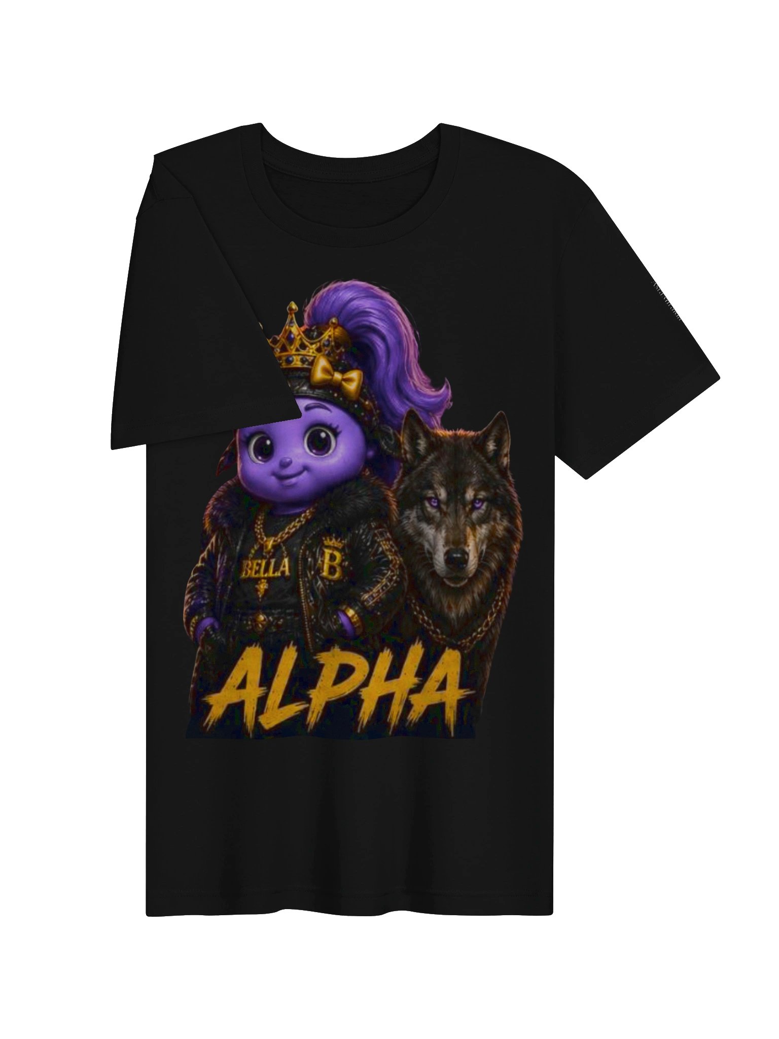 Bella Alpha — Streetwear Wolf Graphic T-Shirt product image (3)