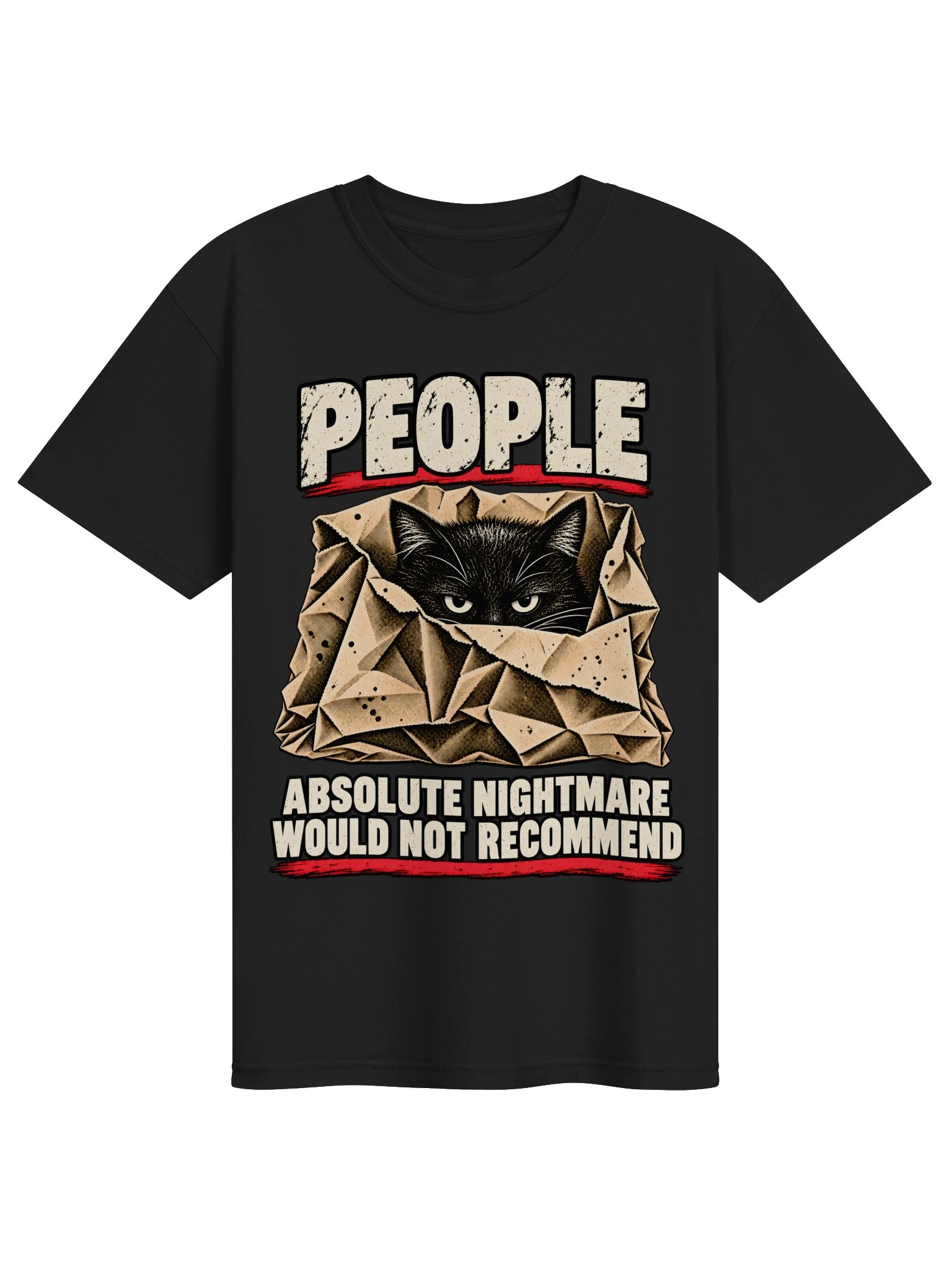 PEOPLE // ABSOLUTE NIGHTMARE Heavyweight Graphic Tee product image (1)