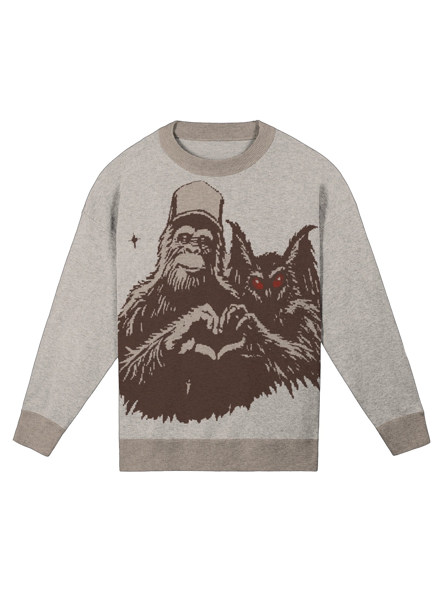 CRYPTID BESTIES CREW NECK SWEATER product image (5)
