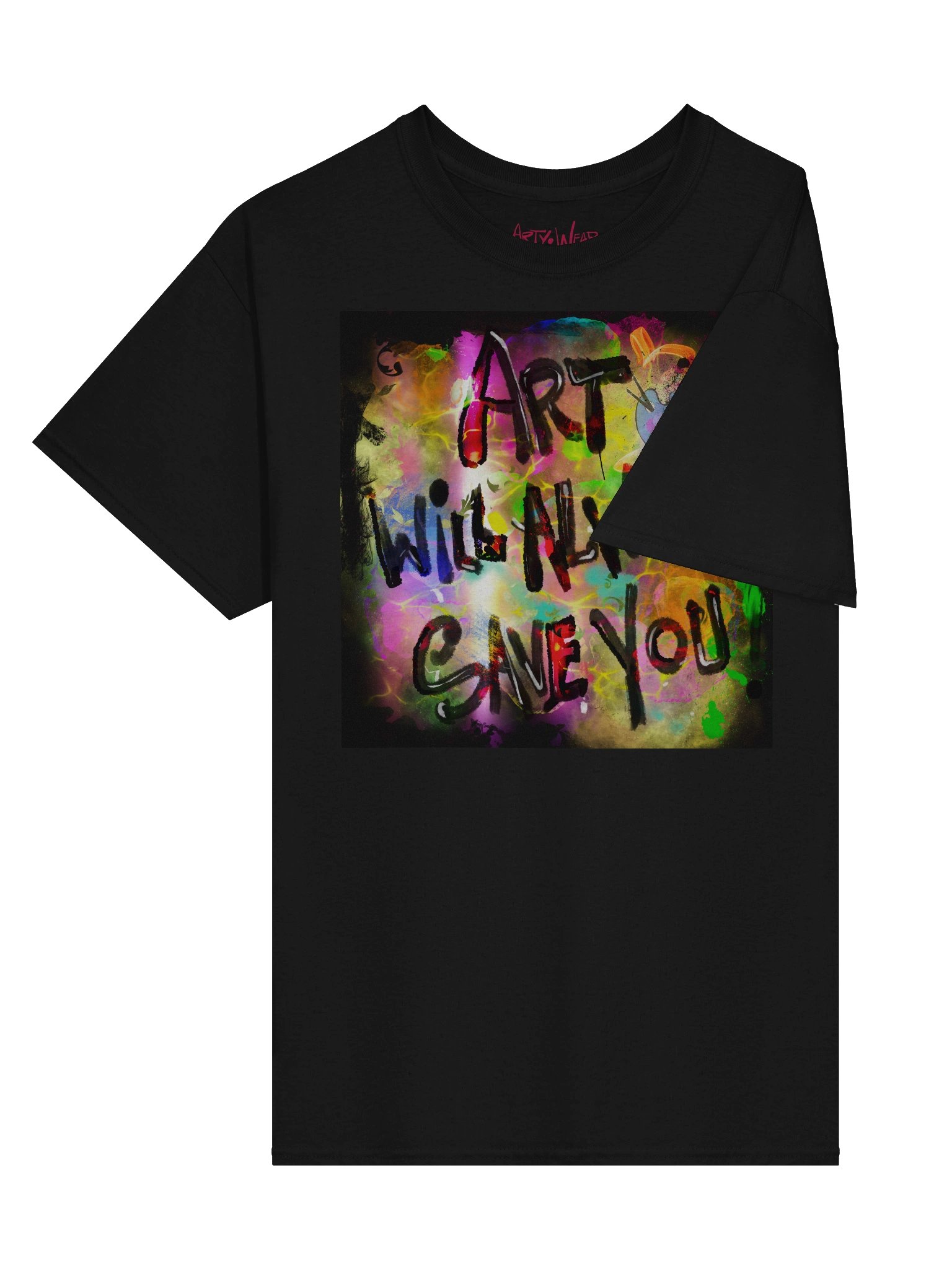 ArtyWear Tee of the Month - Nov '25 'Save You in Black' product image (2)