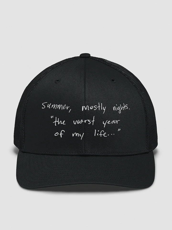 "SUMMER, MOSTLY NIGHTS..." HAT product image (1)