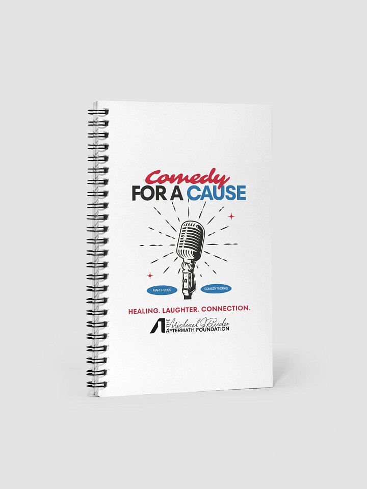 Comedy for a Cause Spiral Notebook (Limited Edition) product image (1)
