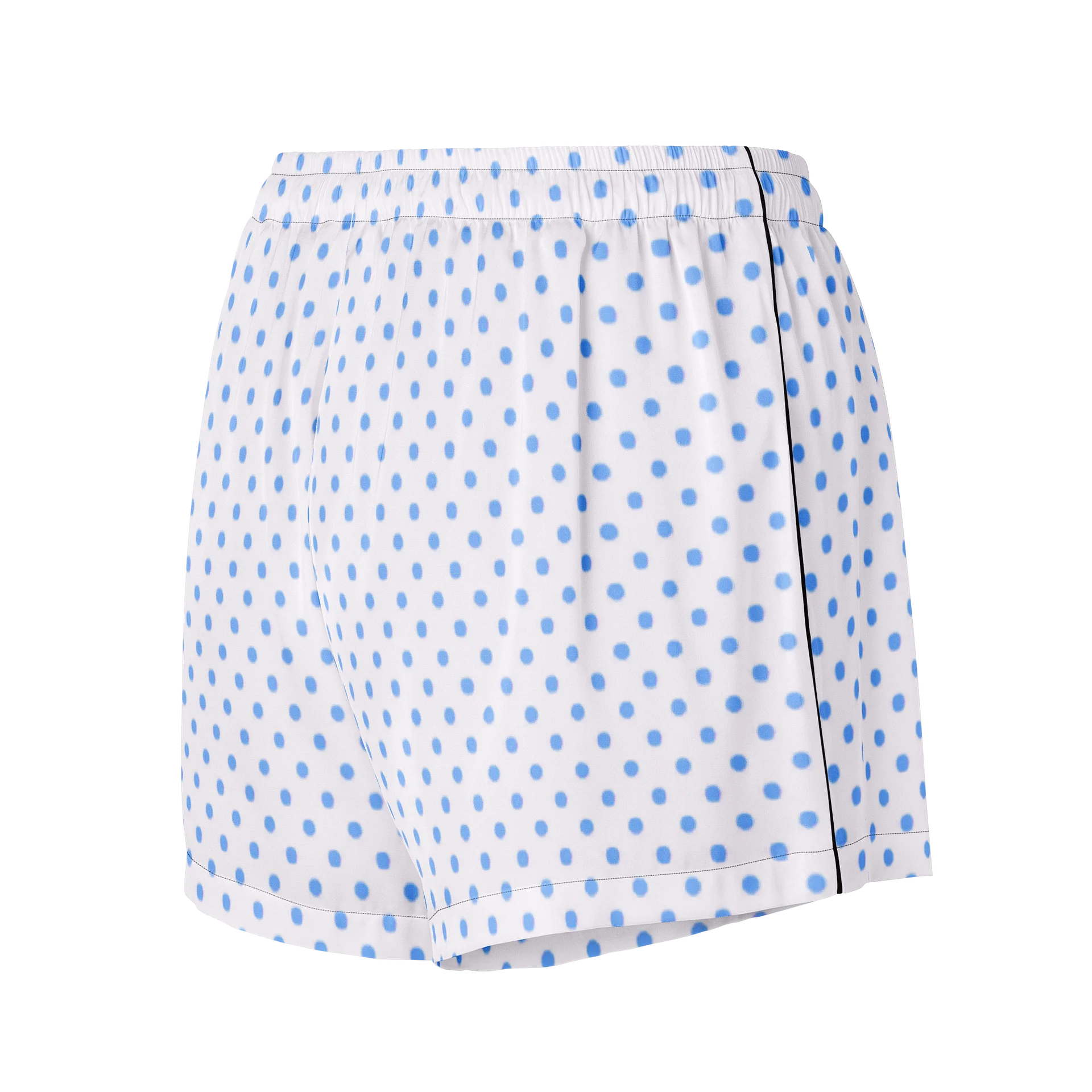Blue Dot All-Over Print Pajama Shorts product image (2)