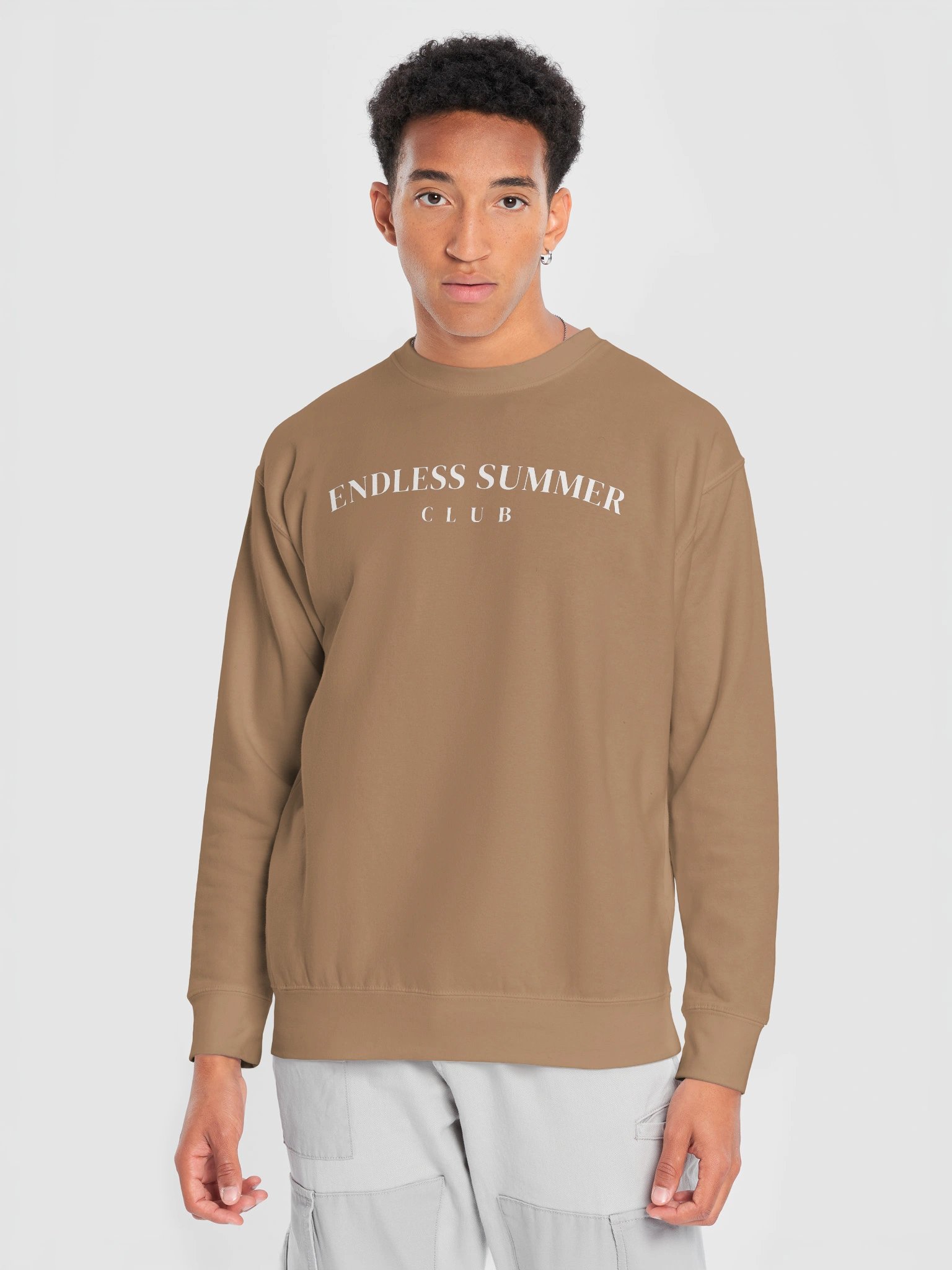 Endless Summer Club Arch Sweater Brown / Black / Dark Red product image (35)