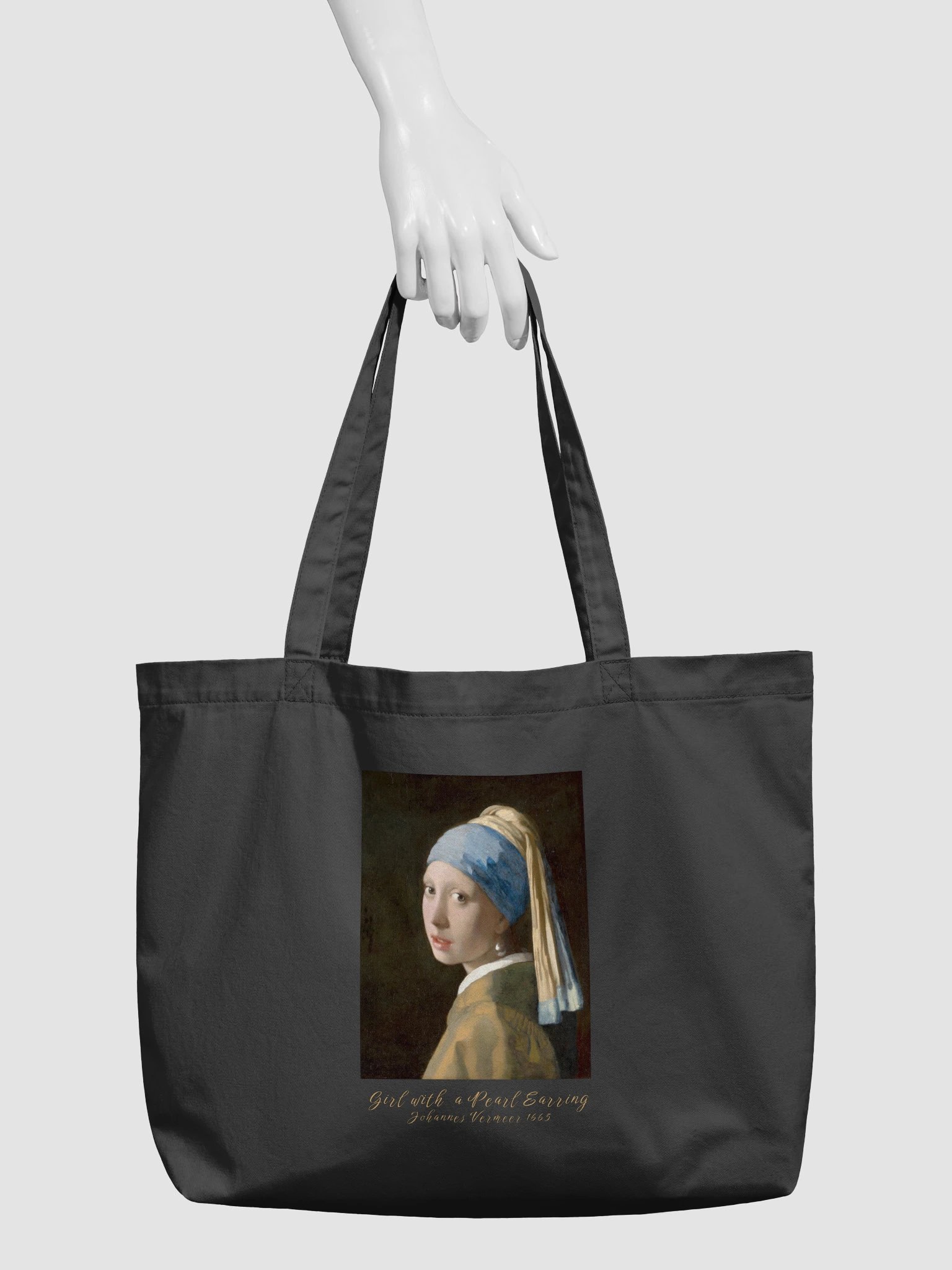 Girl with a Pearl Earring — Vermeer Wearable Art Tote Bag product image (5)