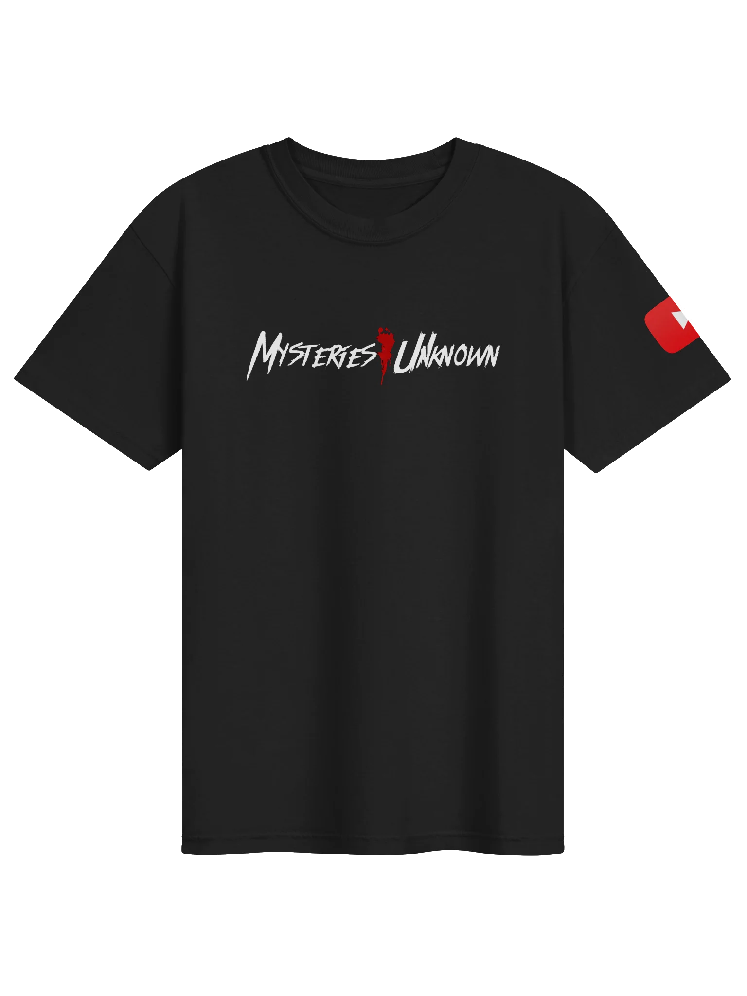 Mysteries Unknown Official Logo T-Shirt | Black YouTube Creator Field Gear product image (1)