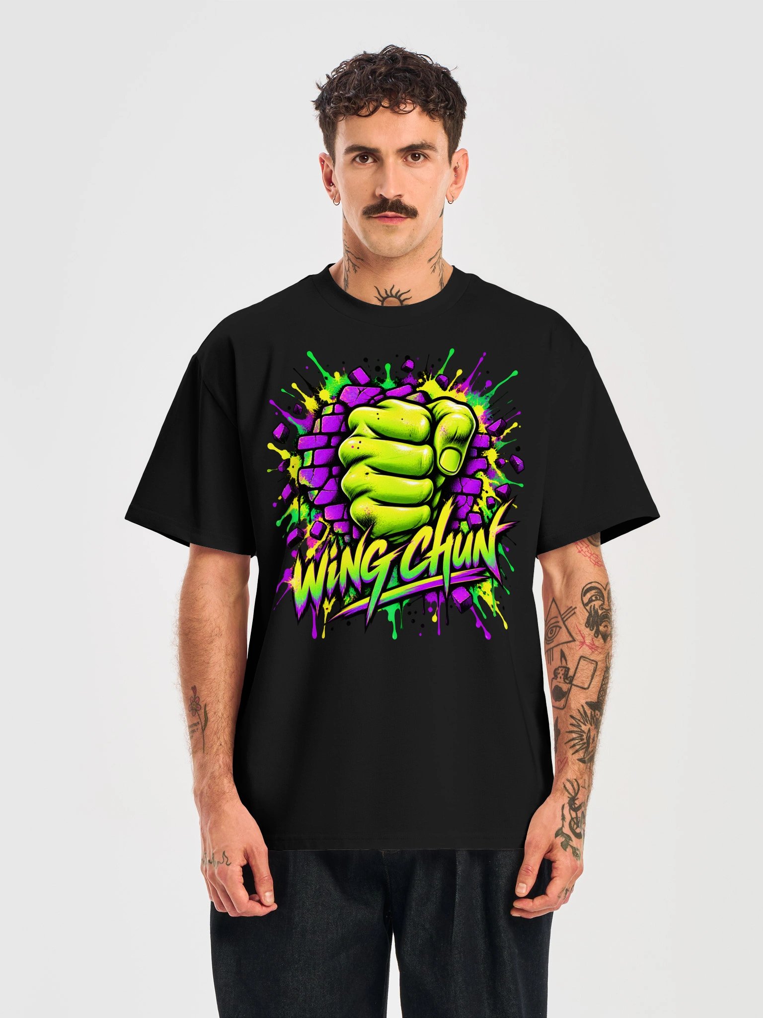 Wing Chun – 80's Inspired Breakthrough Tee product image (2)