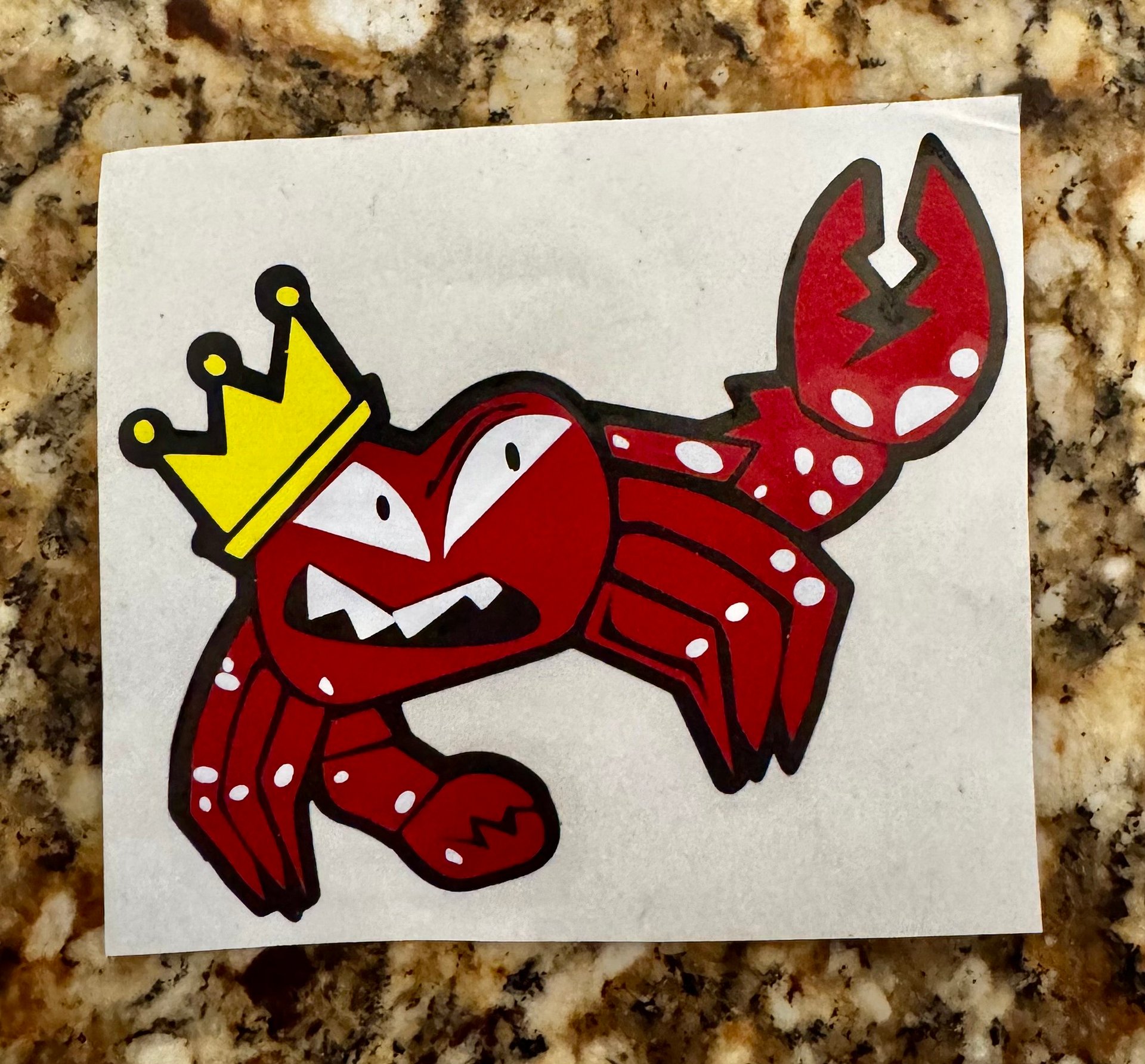 4” Crabby Decal product image (1)