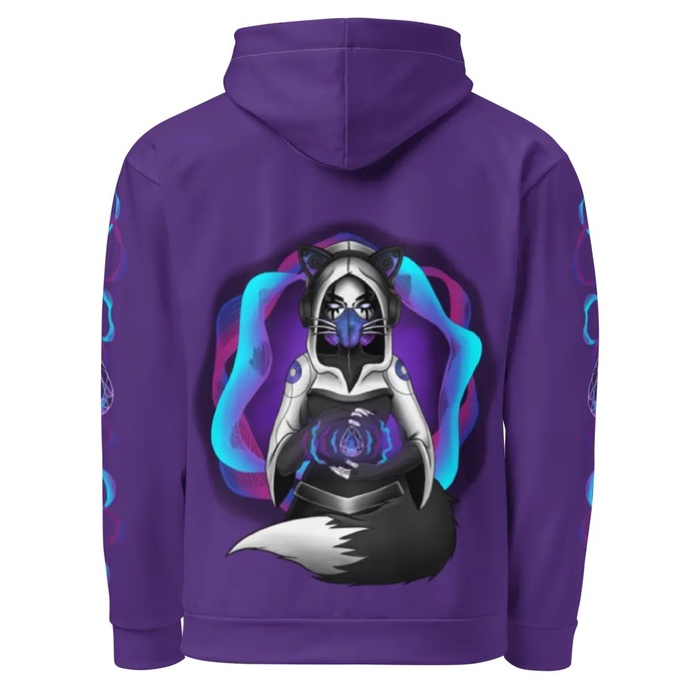 Galactic Waves Hoodie - Purple product image (3)