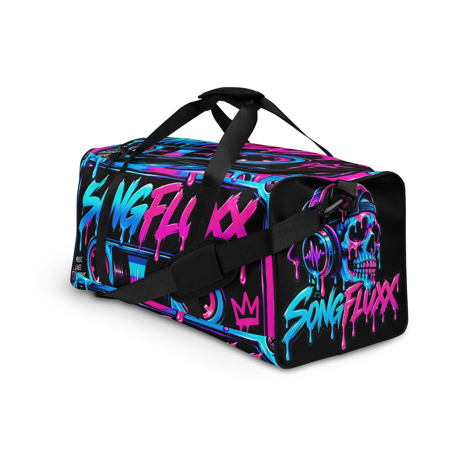 SONGFLUXX Neon Cassette Duffle Bag 3