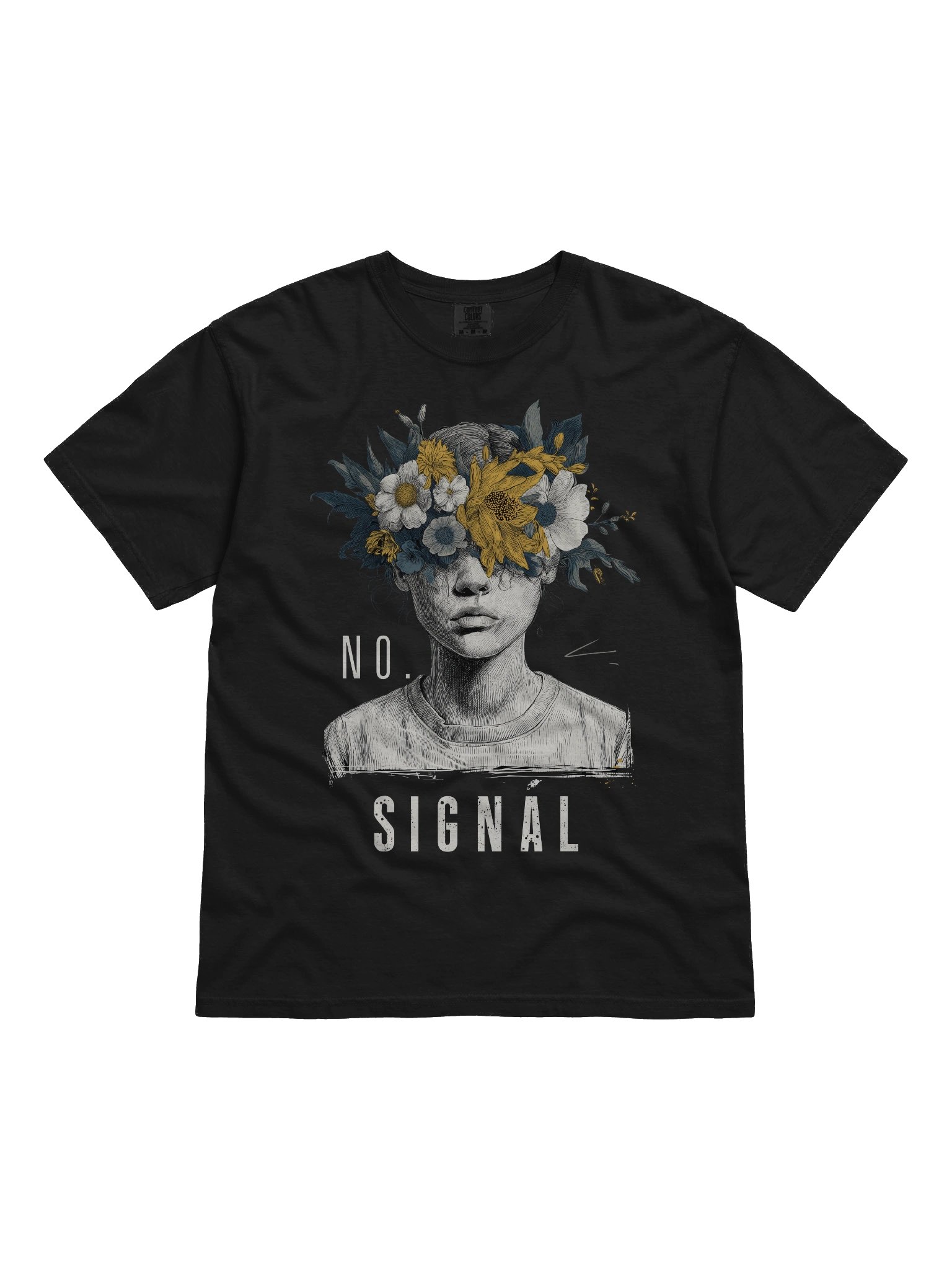No Signal – Floral Surrealism Tee product image (5)