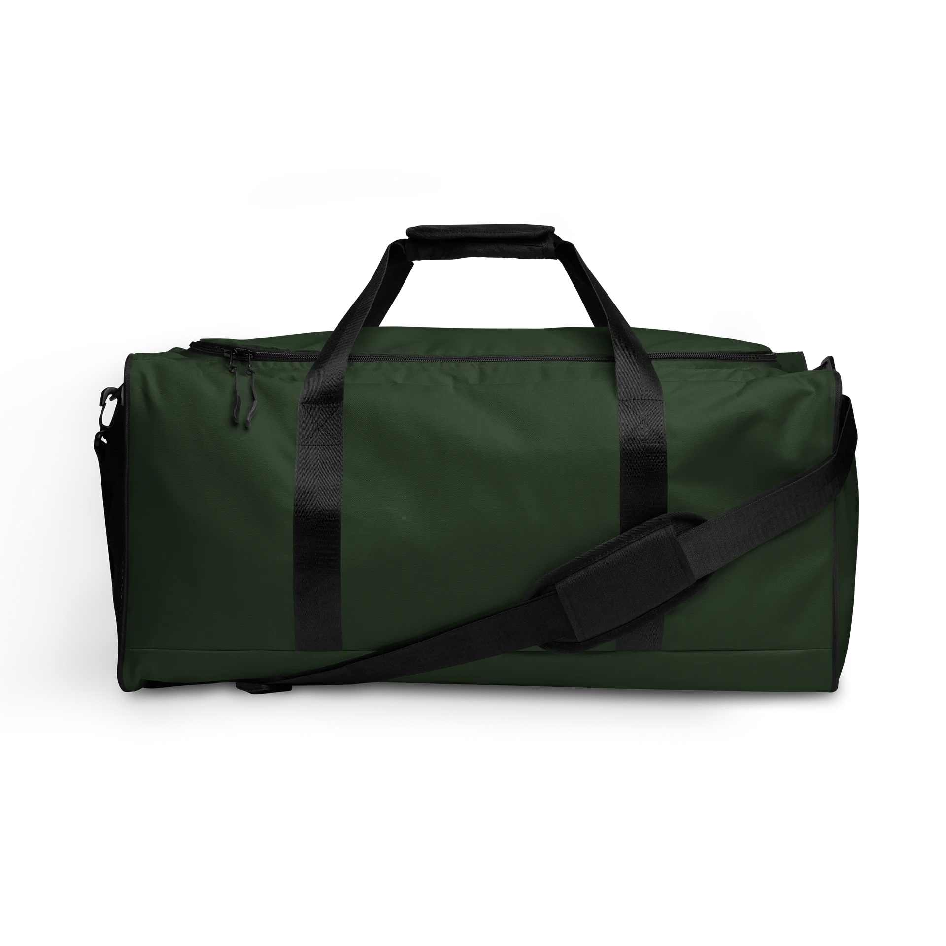 "Discipline is a choice" gym bag dark green product image (2)