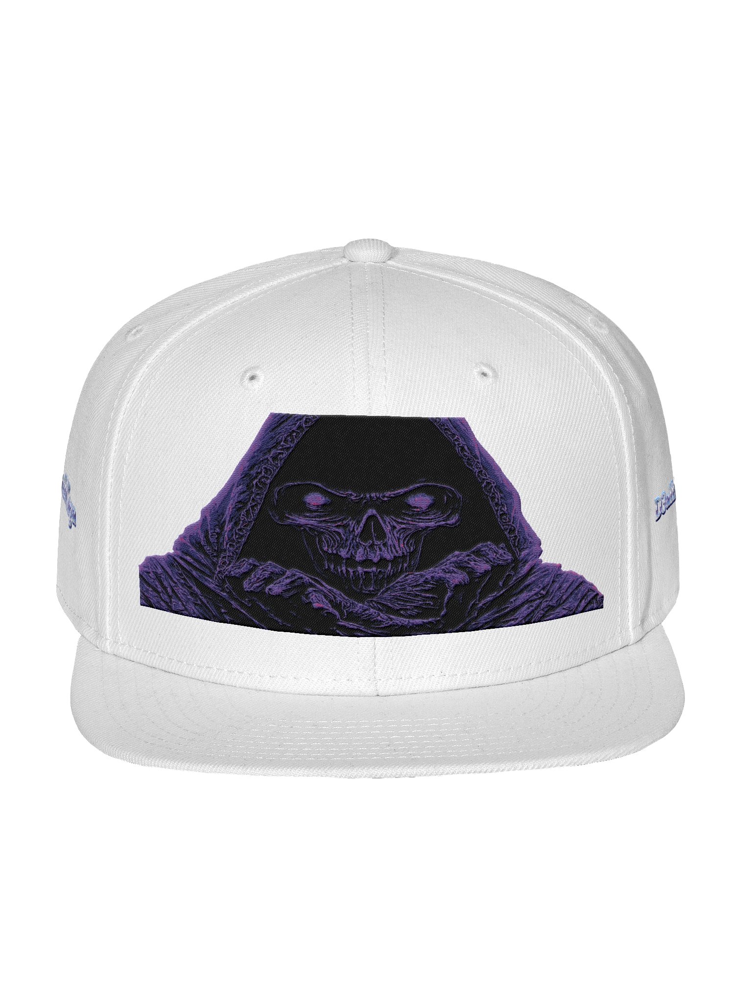 D3a1hXSaga — Neon Reaper Snapback - White Edition product image (1)