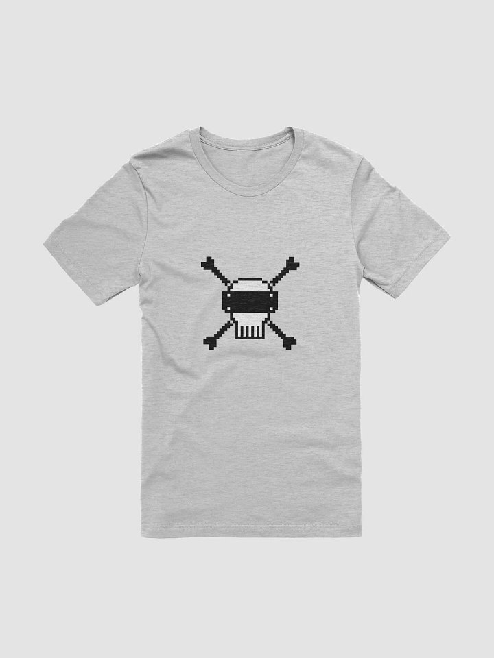 VR is Dead - Black/White Skull Tee product image (1)