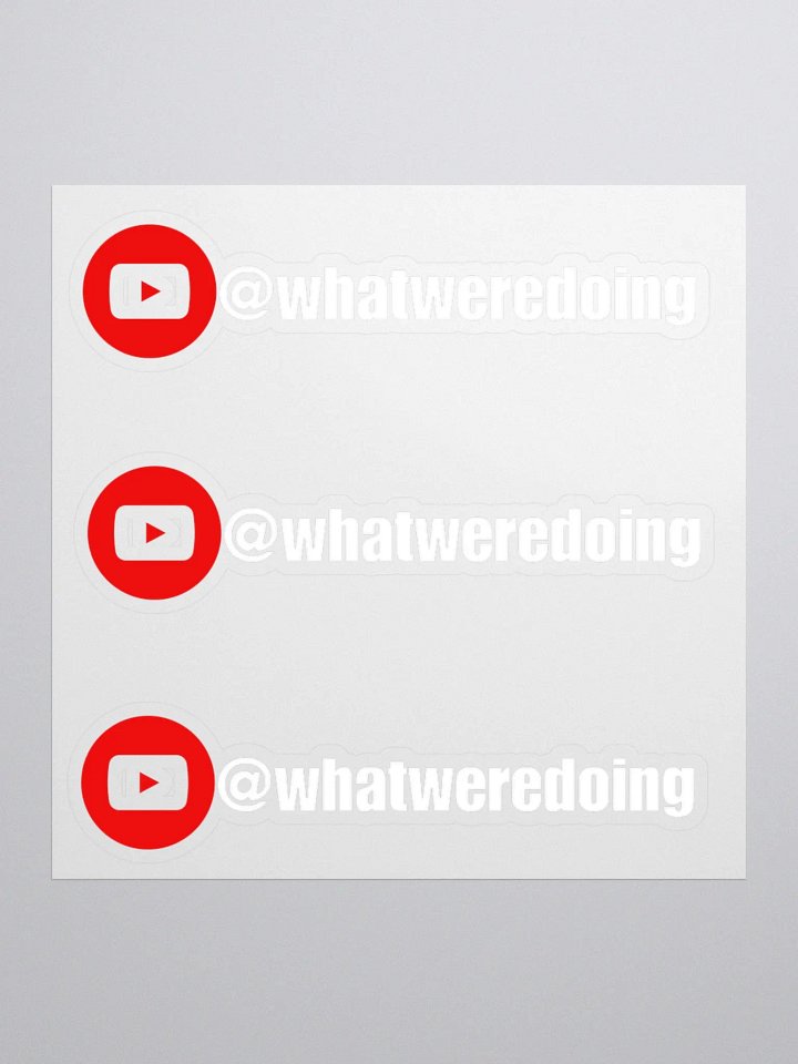 Spread the Word Stickers (White) product image (1)