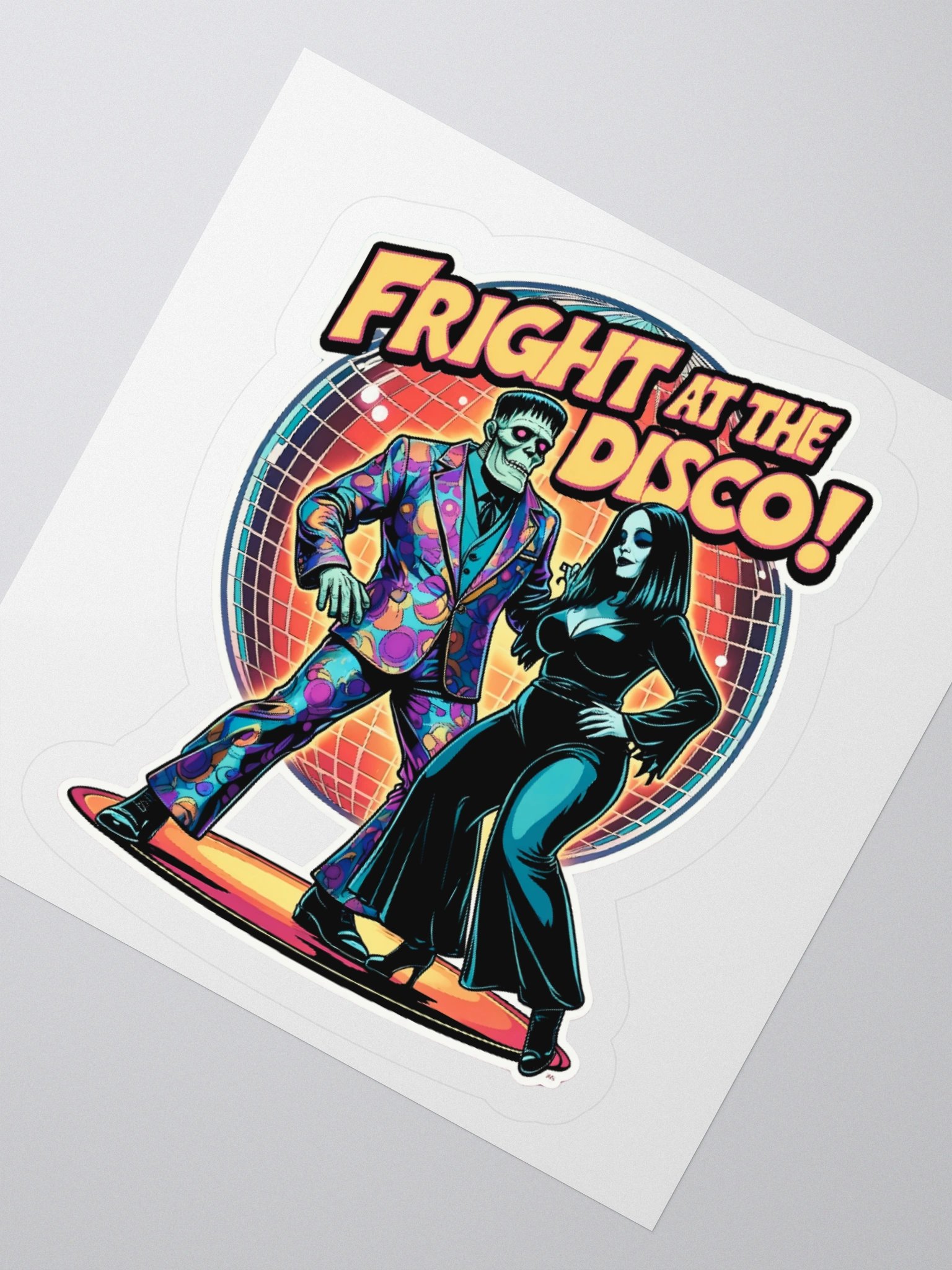 Fright at the Disco Kiss Cut Sticker product image (5)
