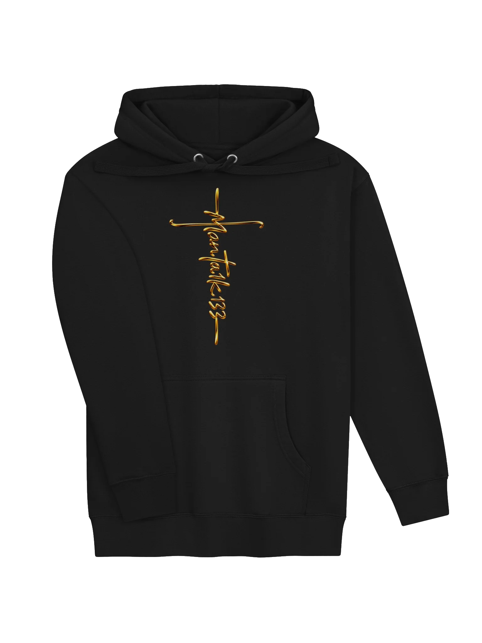Man Ta1k 133 Signature Cross Hoodie — Faith. Brotherhood. Purpose. product image (28)