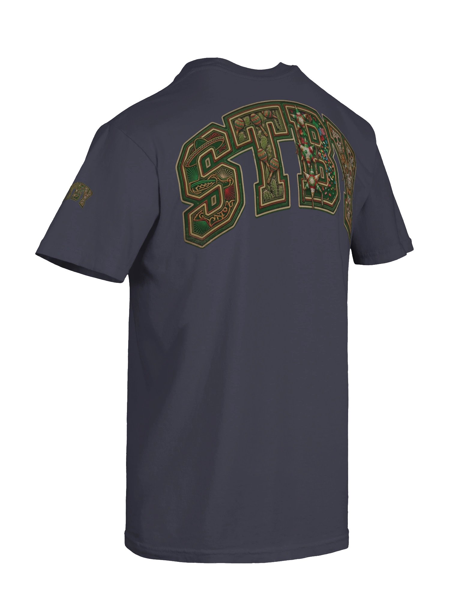 Fiesta Letters Green T-Shirt product image (84)