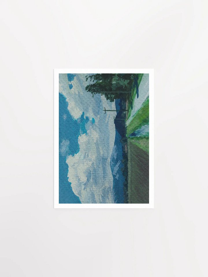 Blue Country Lane - Art Print product image (2)