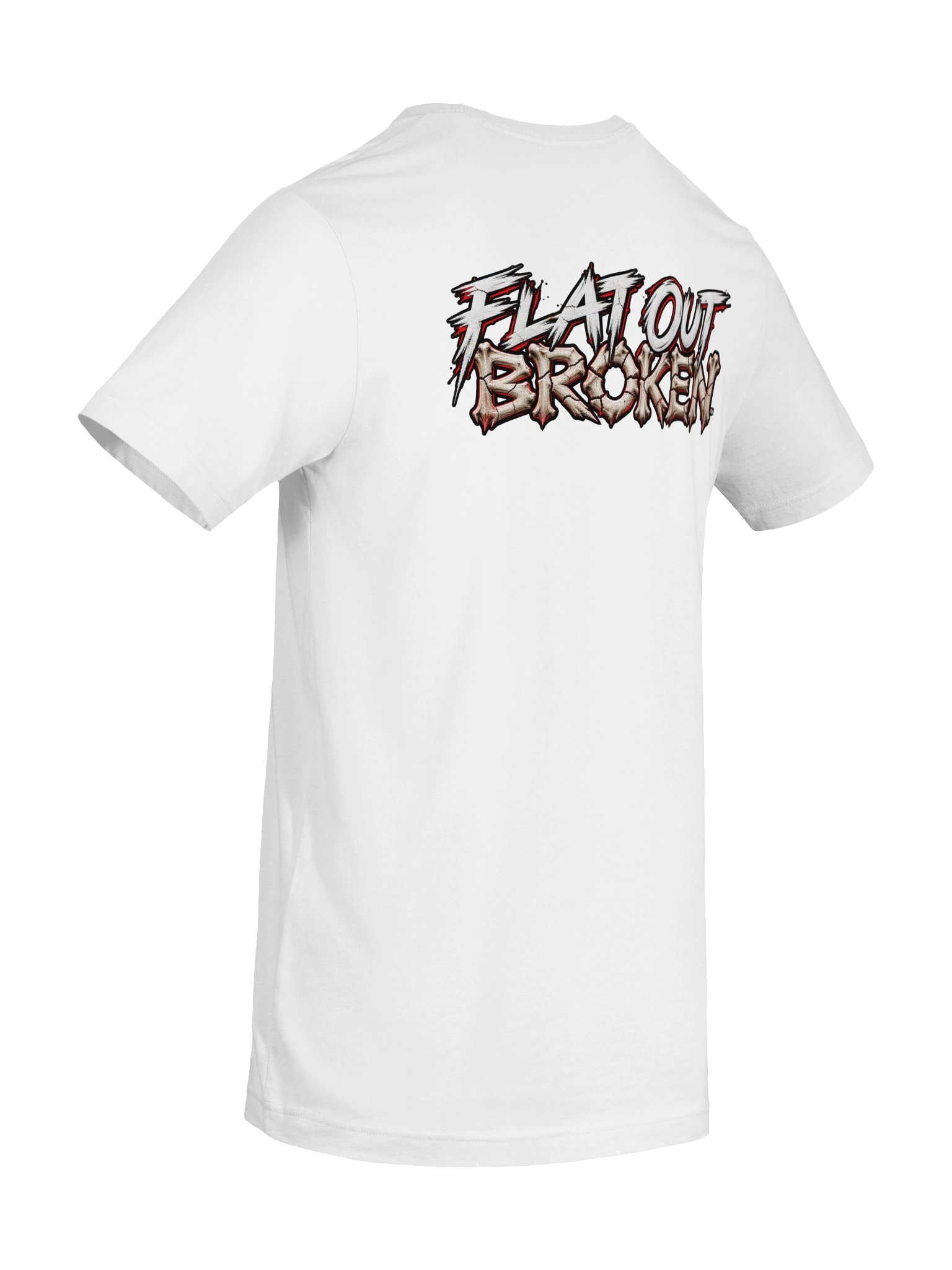 FLAT OUT BROKEN™ — DOOR-TO-DOOR DAMAGE INCLUDED — T-SHIRT product image (8)