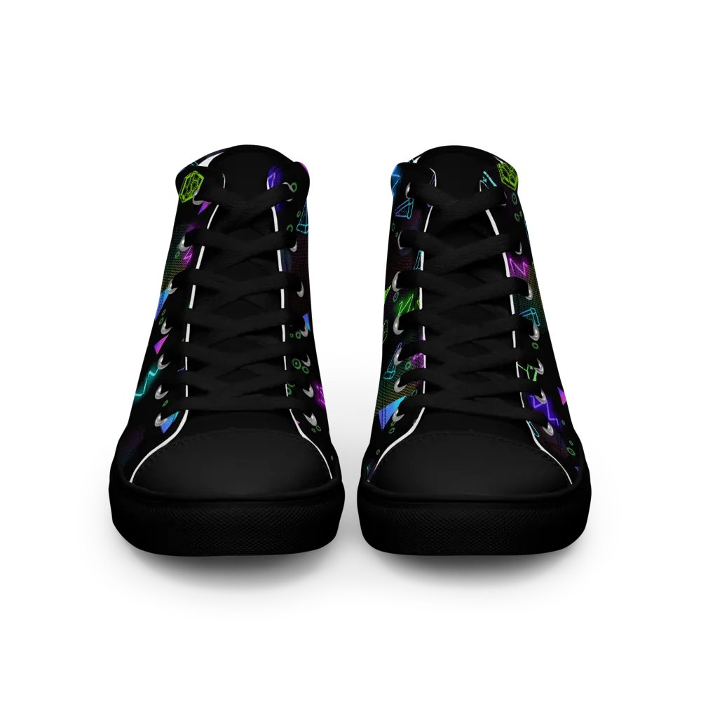 90s Arcade Vibes - Women's High Tops product image (3)
