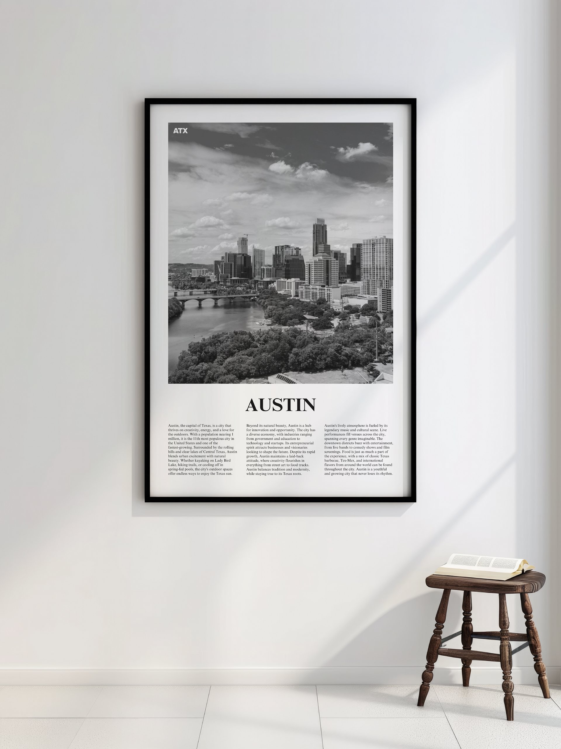 Austin 01 Newspaper Poster product image (2)