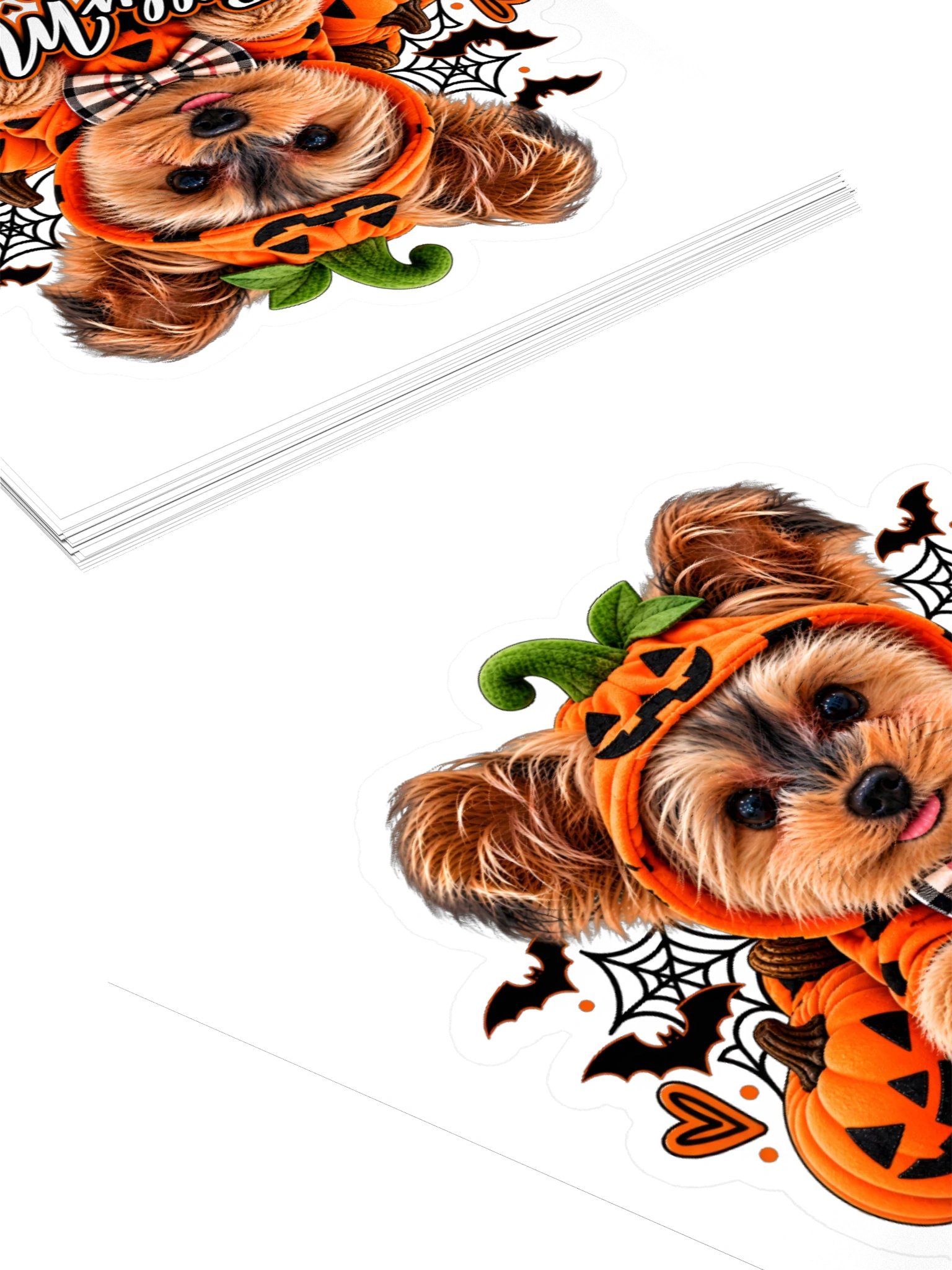 🎃🐾 Mr. Scruffy Muffin Halloween Stickers product image (4)