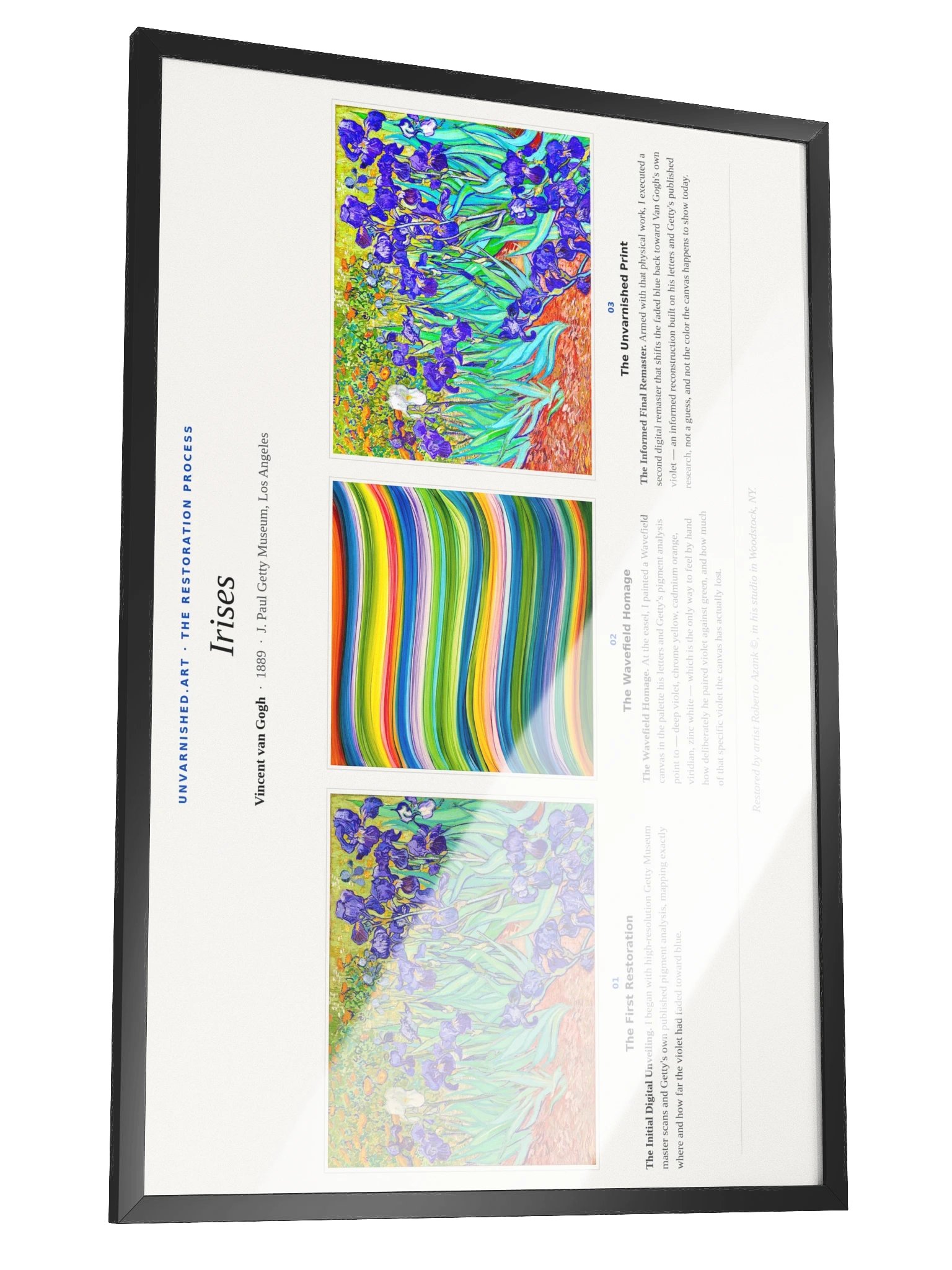 Irises — Framed Process Poster product image (2)