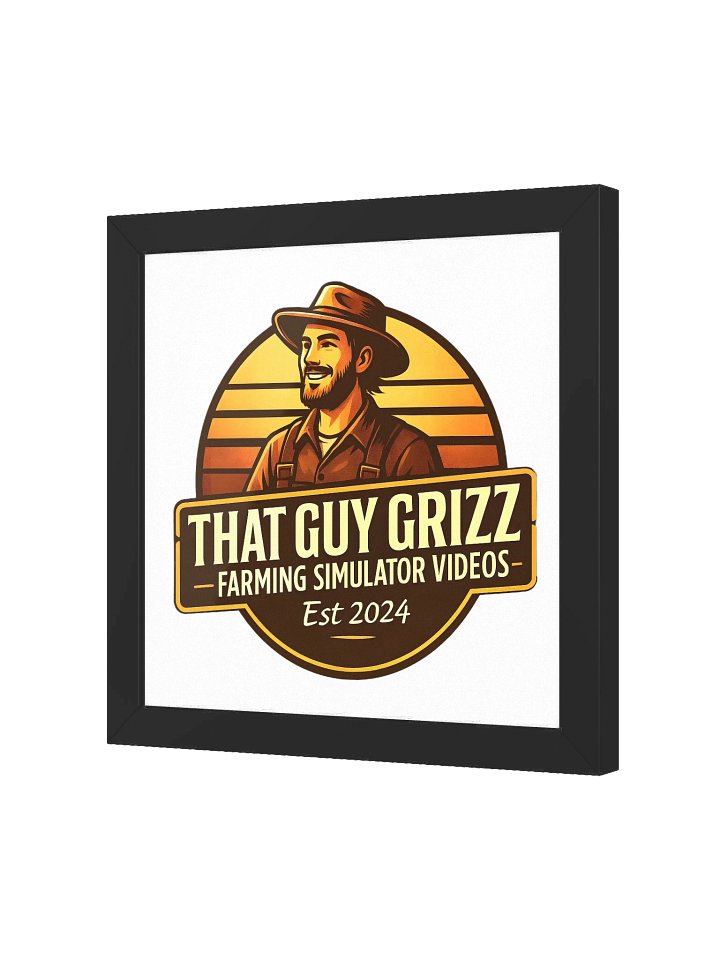 Grizz Gaming Logo - Framed product image (2)