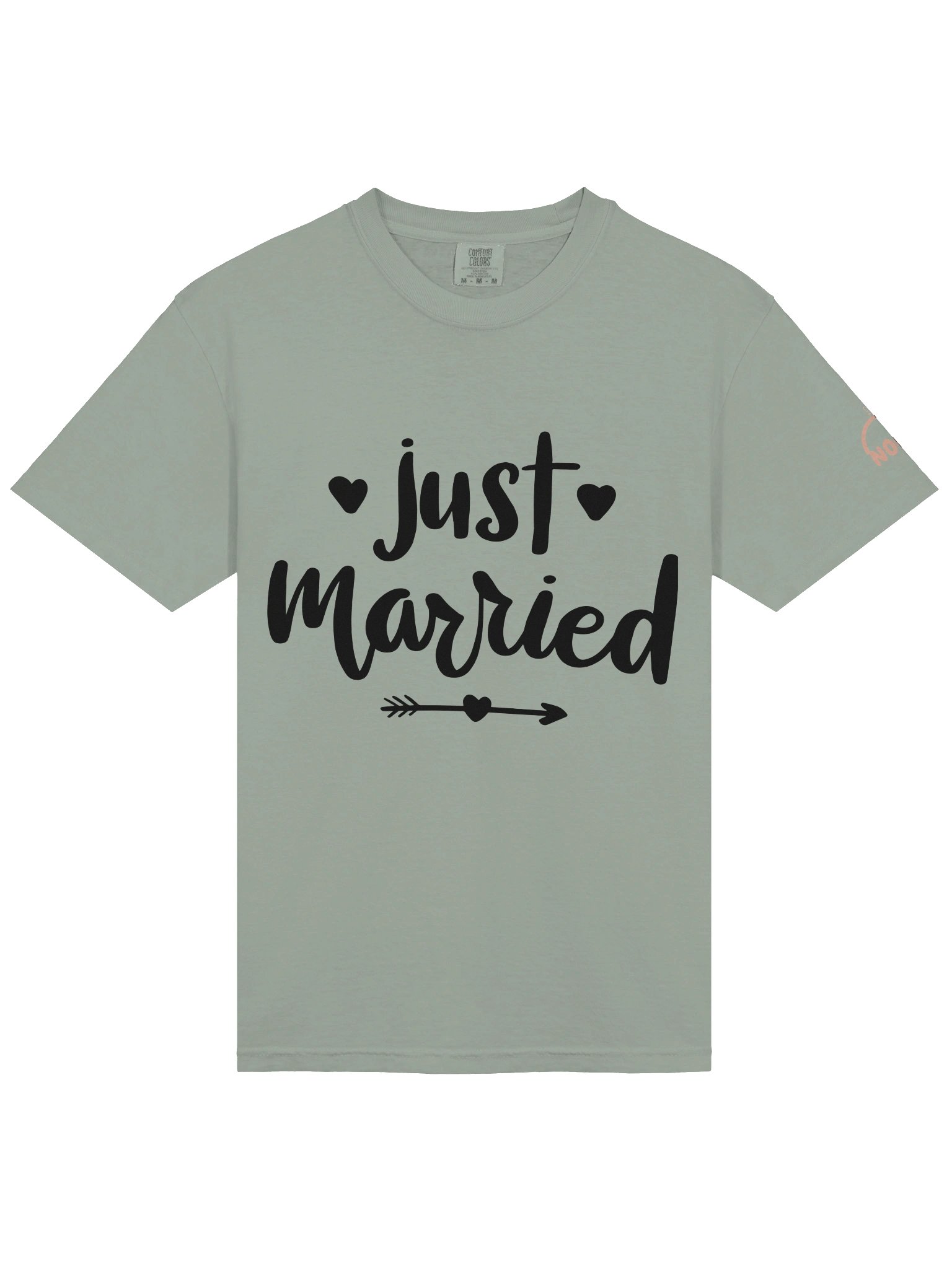 Just Married Wedding Day Original Comfort Tee product image (3)