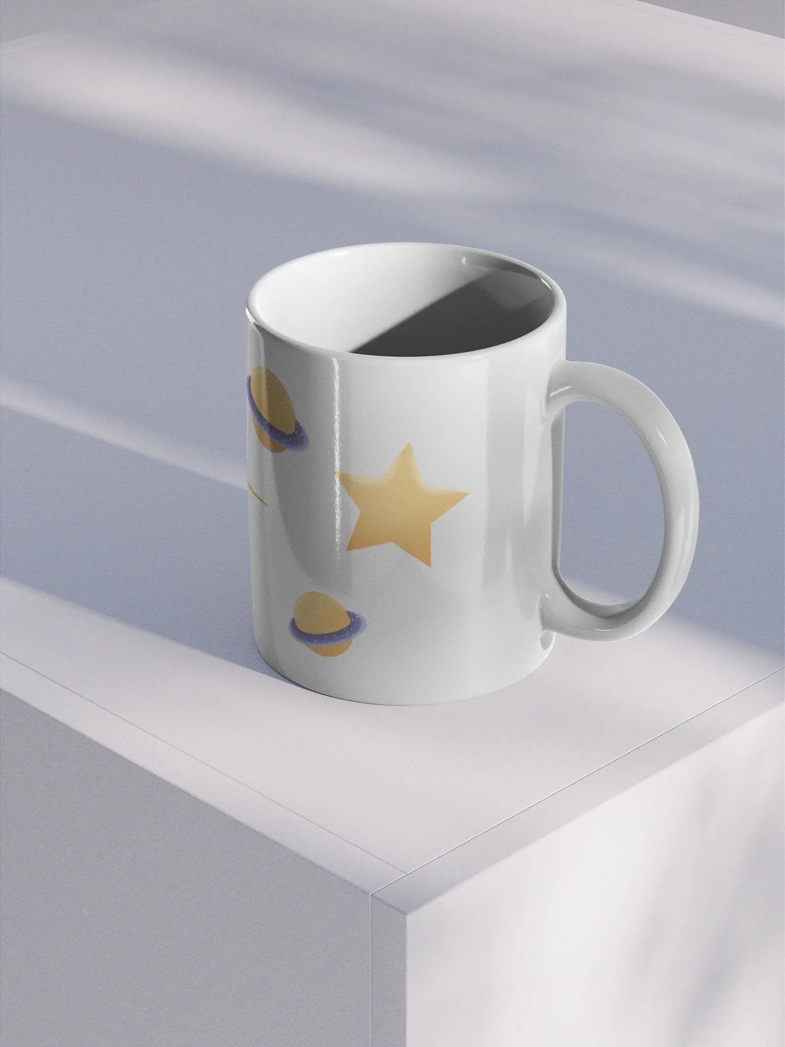 Coloured - Stars, Planets, and Eye - Classic Mug product image (2)
