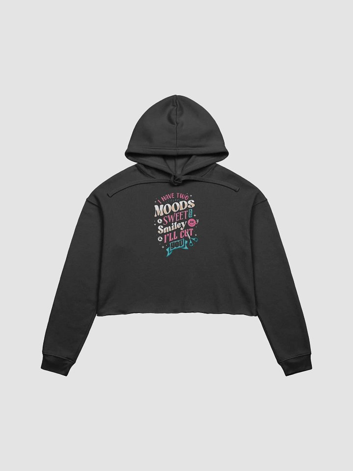 Two Moods Cropped Hoodie product image (1)