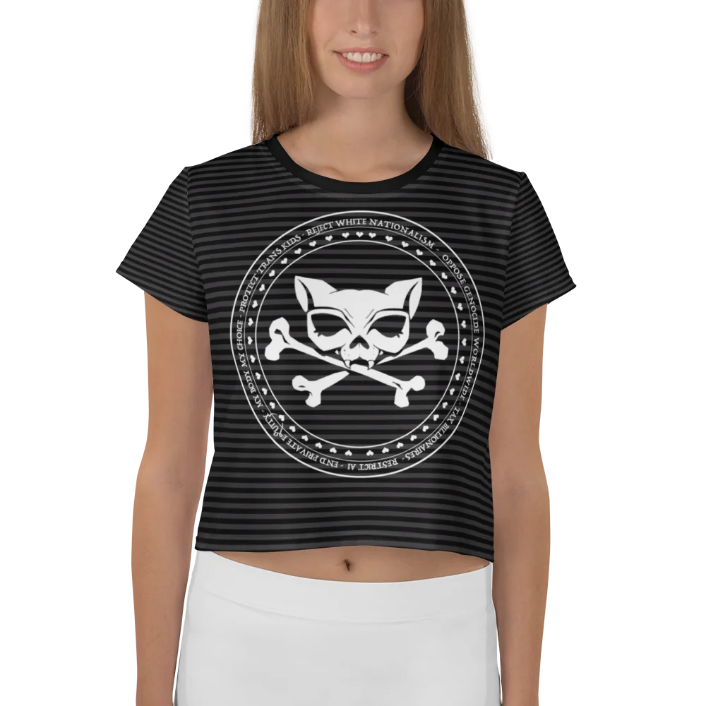Stripped Political Katbones Designer Shirt product image (1)