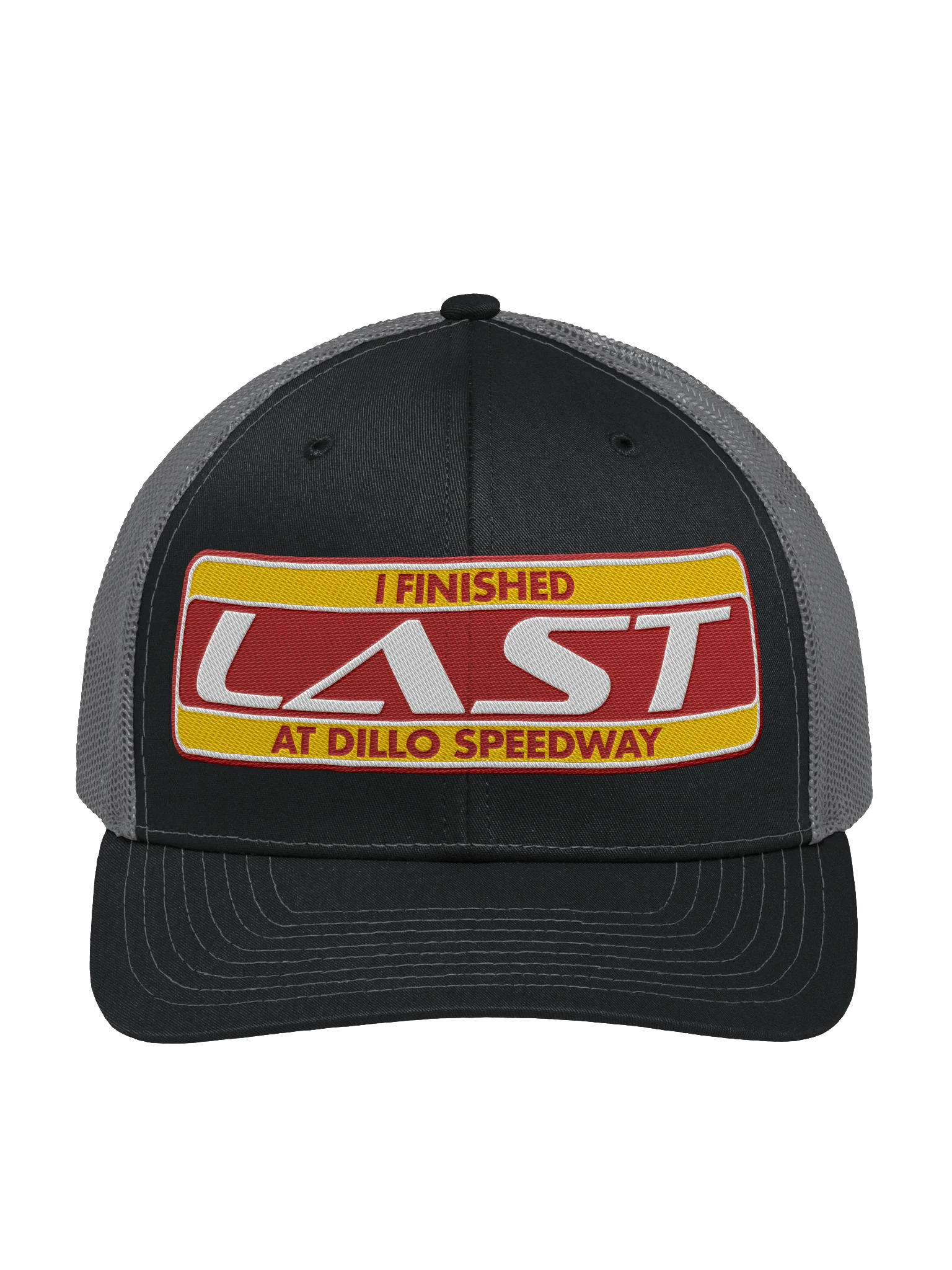 I Finished Last at Dillo Speedway Trucker Hat (Mayfest Productions Member) product image (1)