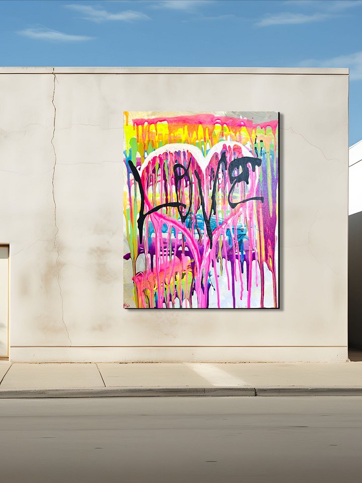 Graffiti Heart Gallery Canvas Print product image (2)