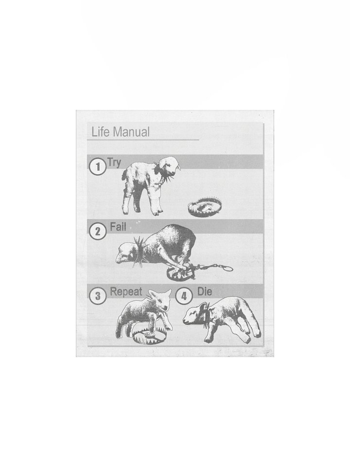 LIFE MANUAL POSTER product image (1)