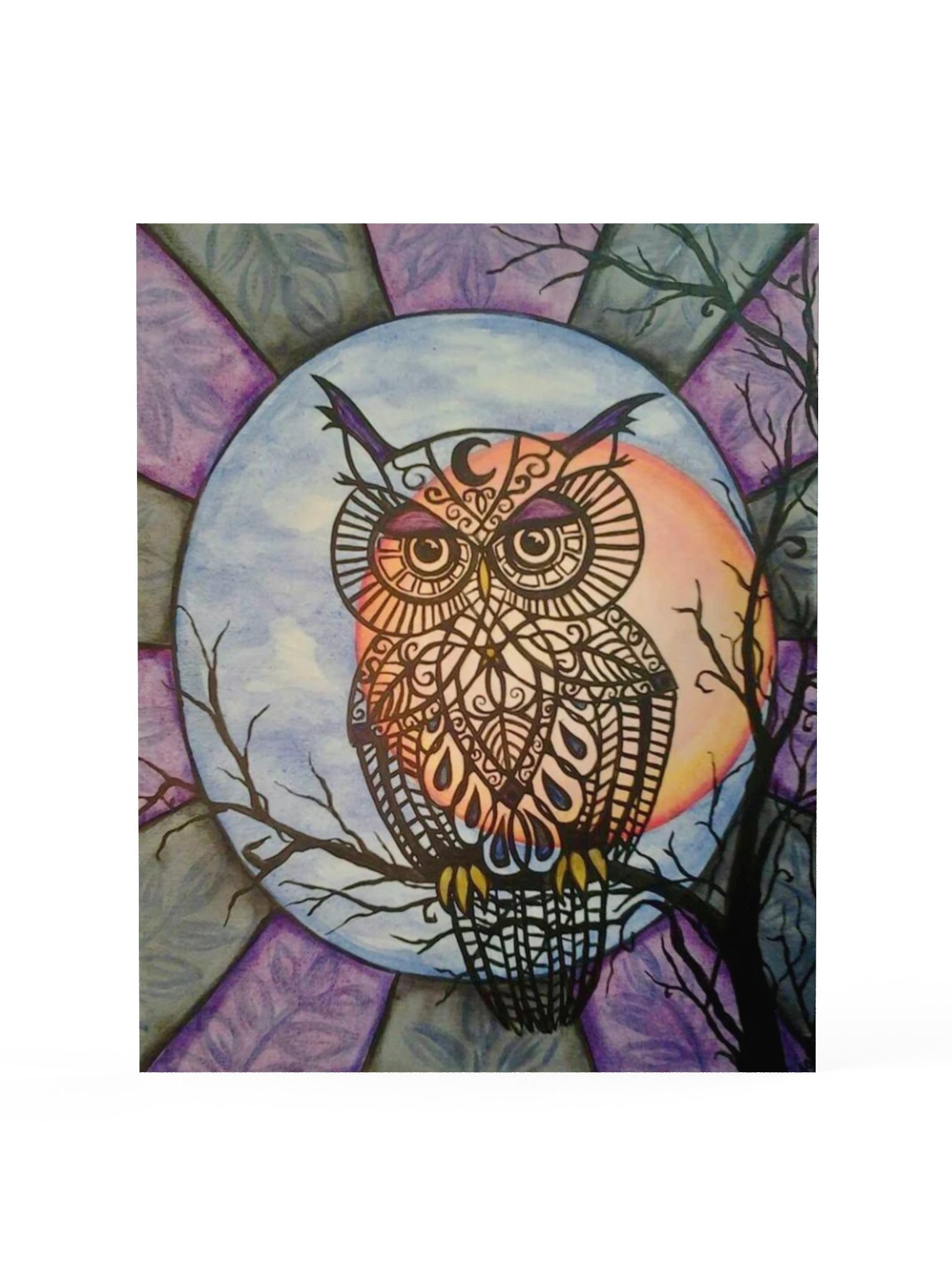 Full Moon Owlchemy Art Poster product image (2)