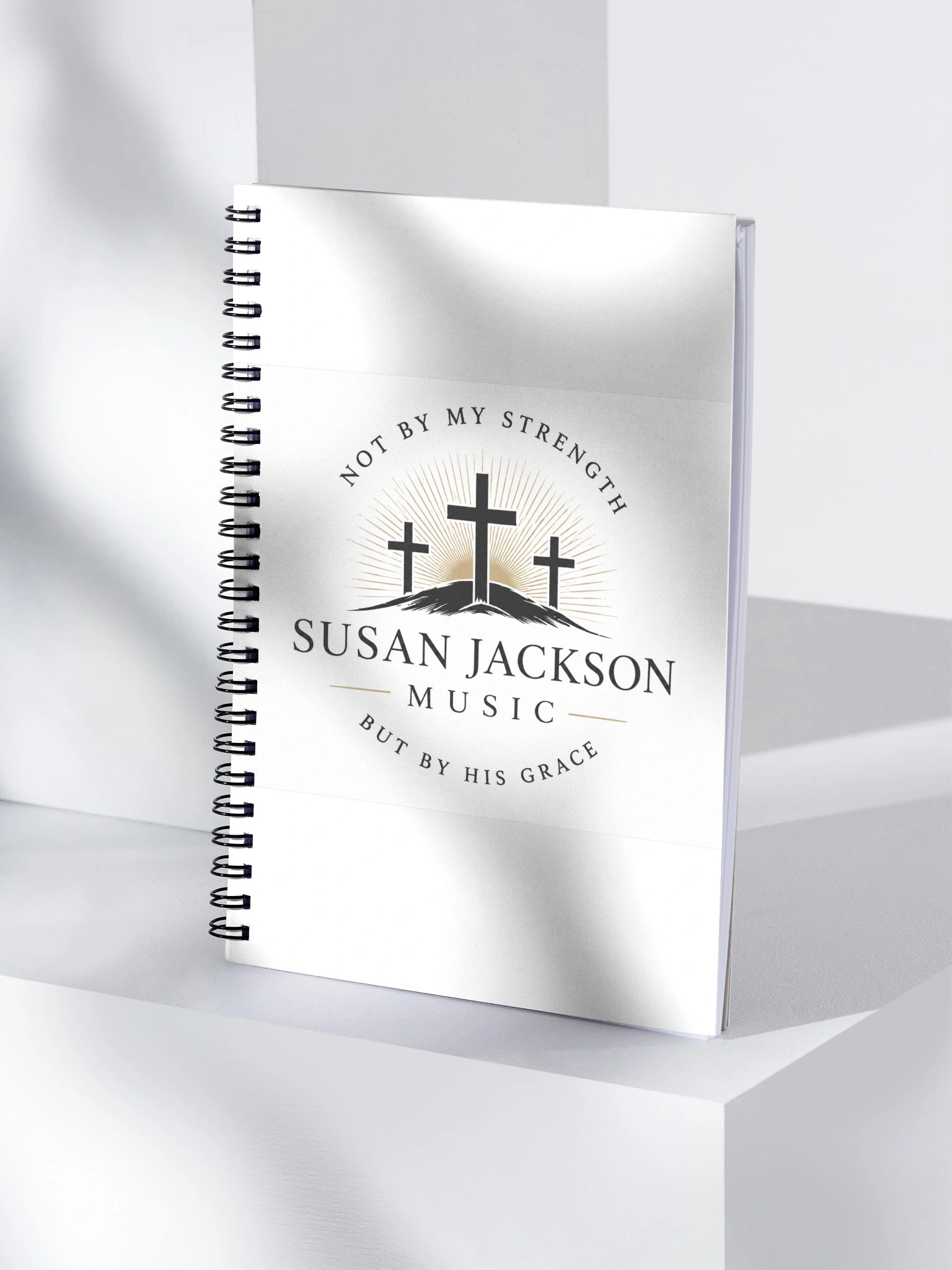 Not By My Strength Spiral Notebook product image (4)