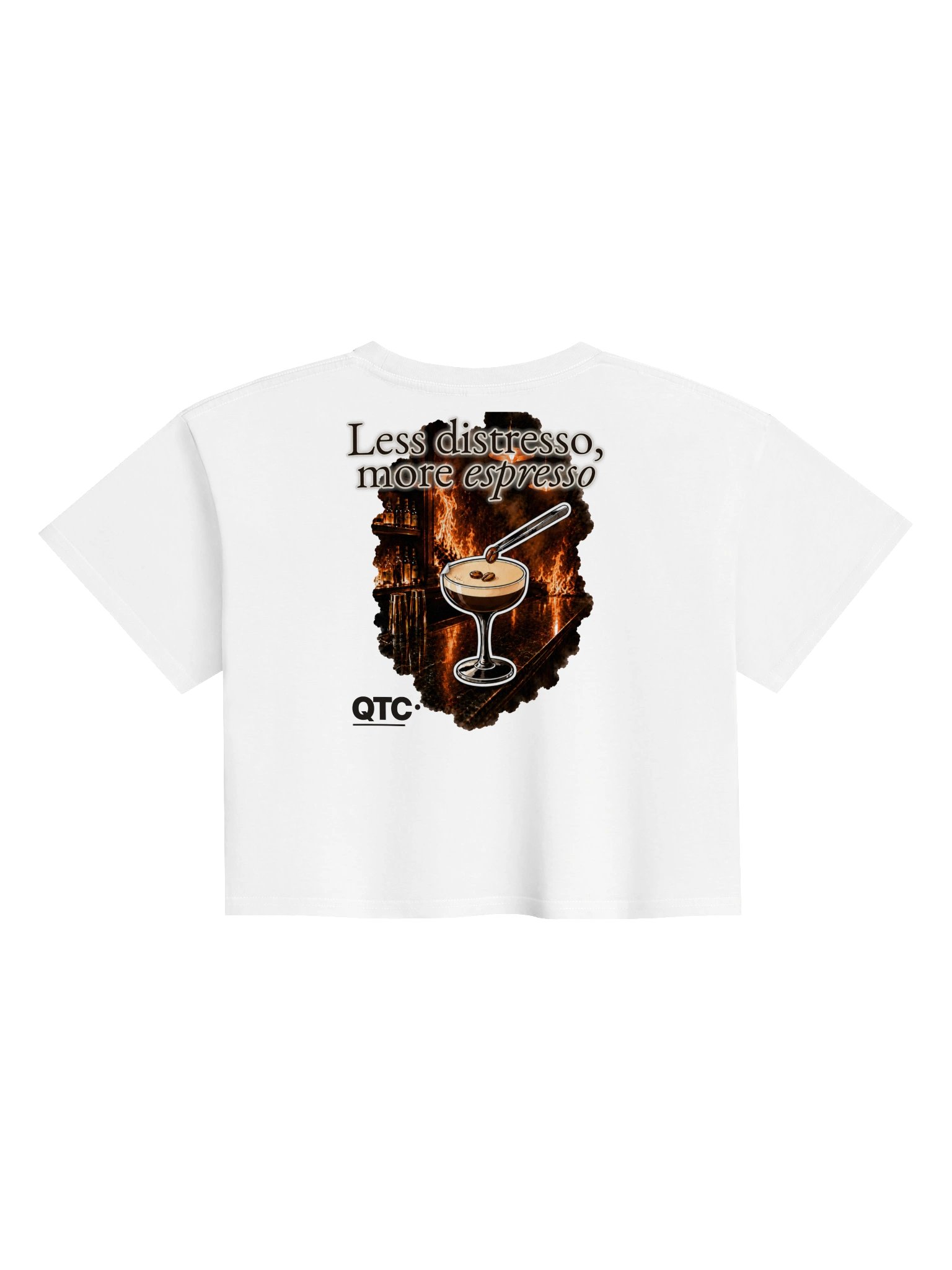 Less Distresso | Cropped Tee | QTC product image (2)
