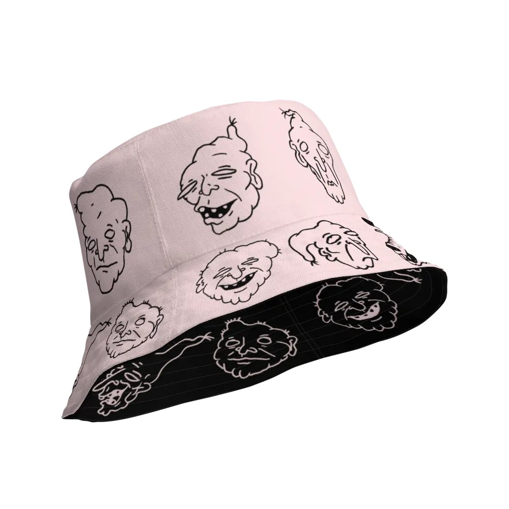 DOODLE BUCKET (PINK REVERSABLE) product image (5)
