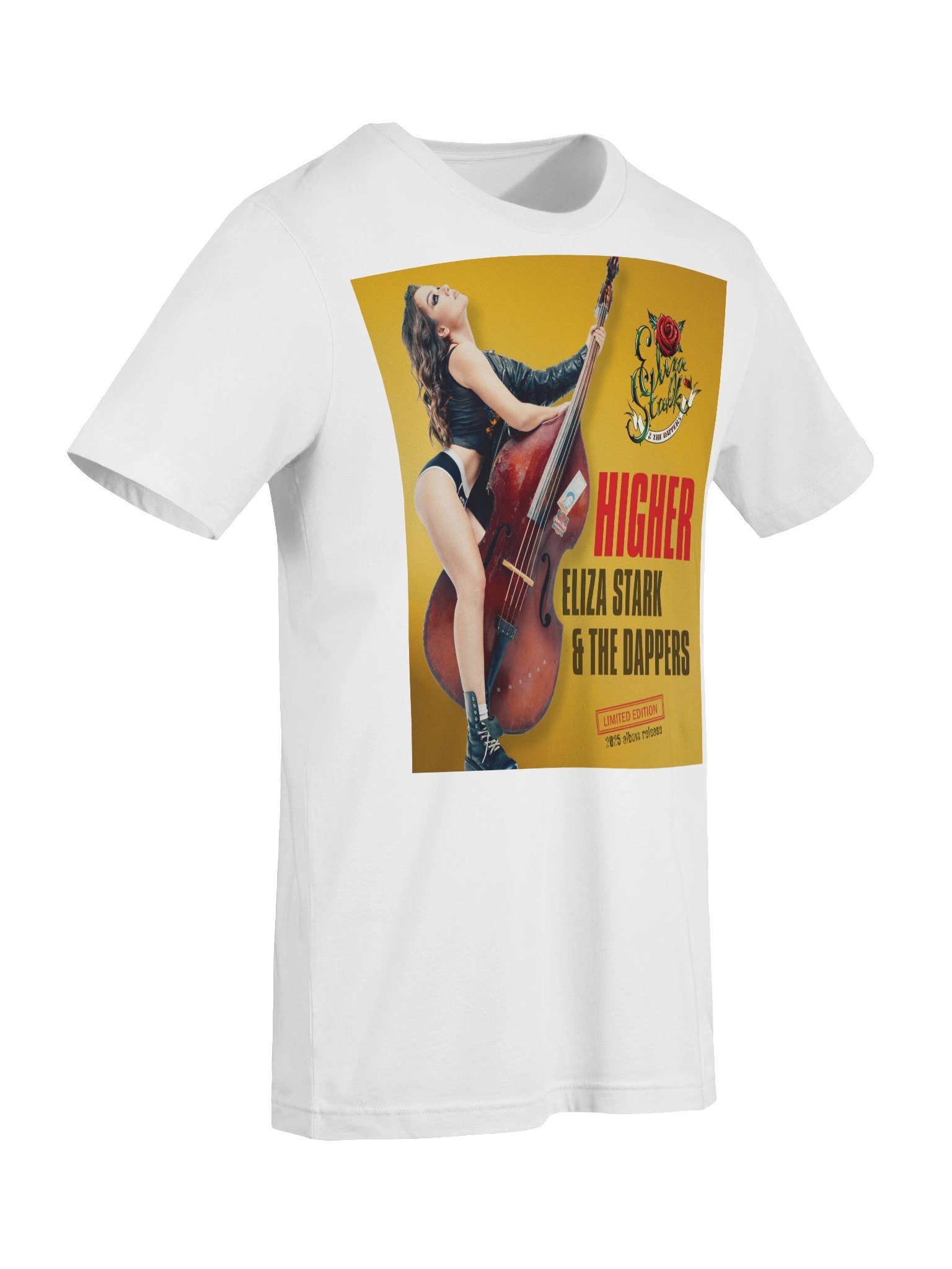Higher Tee - White (Woman's Fit) product image (9)