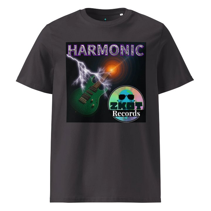 Harmonic Album Cover Ribbed Collar T-Shirt - Show your Support with Style - Menswear, Womenswear - 100% Organic Cotton product image (6)