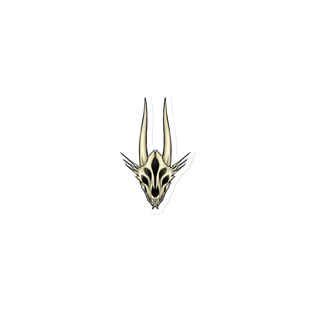 DragonNess skull magnet product image (1)