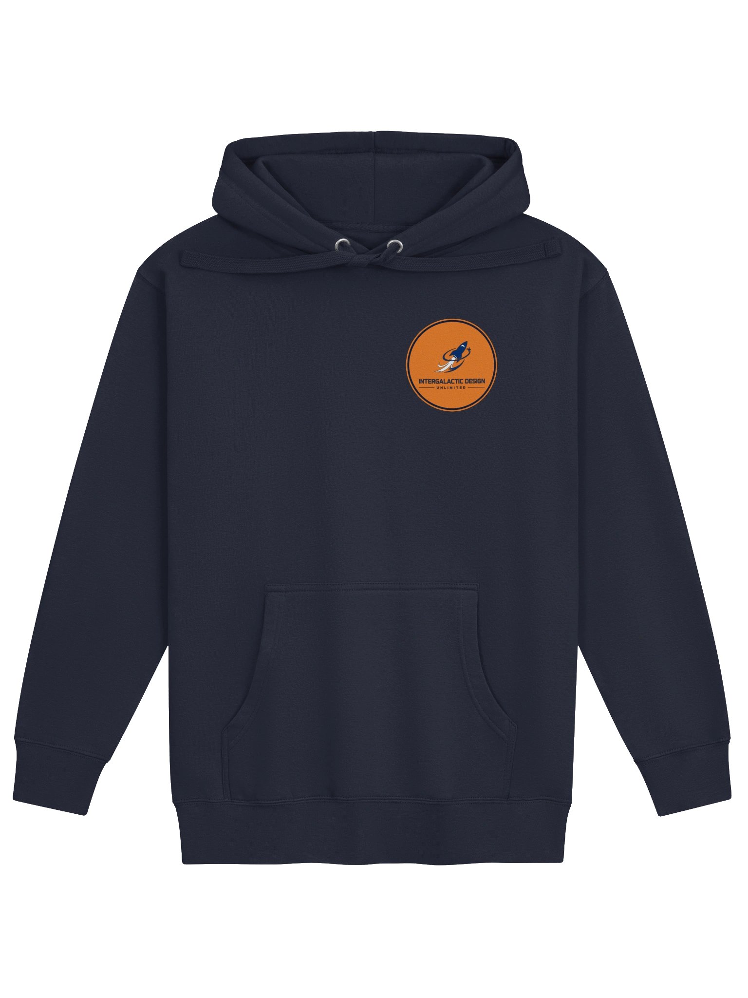 Rocket Badge Heavyweight Hoodie (Navy) product image (1)