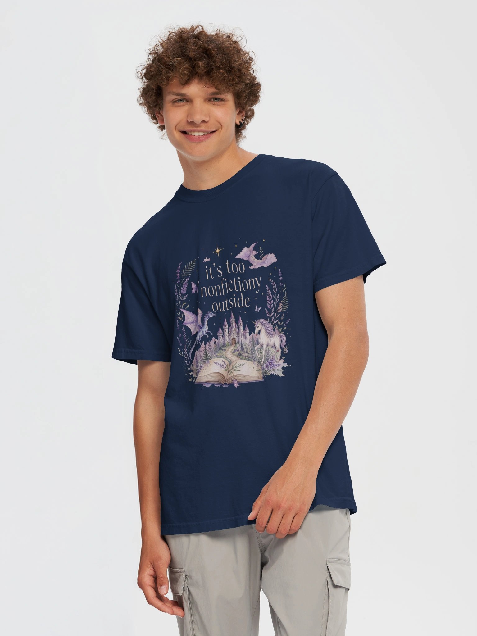 It’s Too Nonfictiony Outside Unisex T-Shirt product image (5)