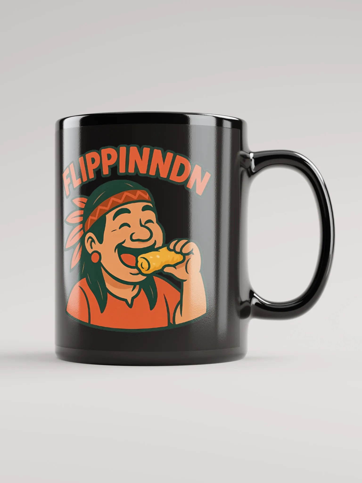 Flipppin NDN Black Mug product image (2)