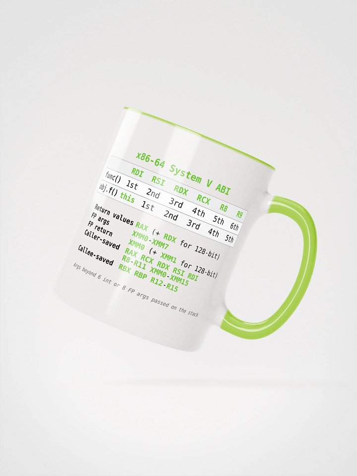 x86-64 ABI Mug product image (12)