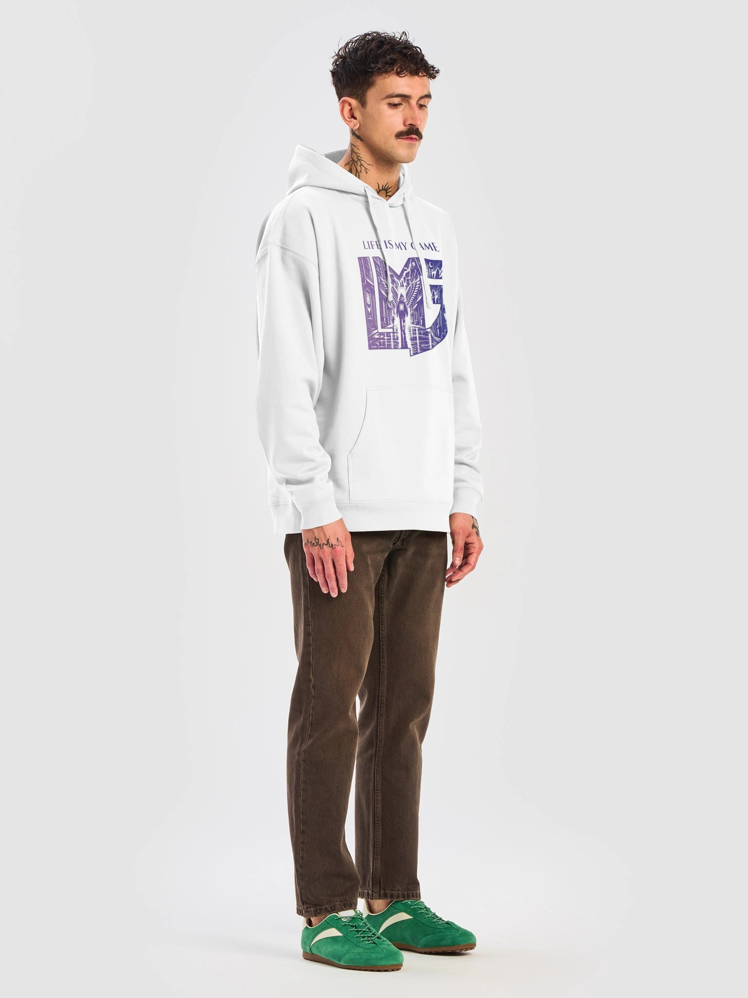 Life Is My Game — MultiEmanation Organic Hoodie product image (7)